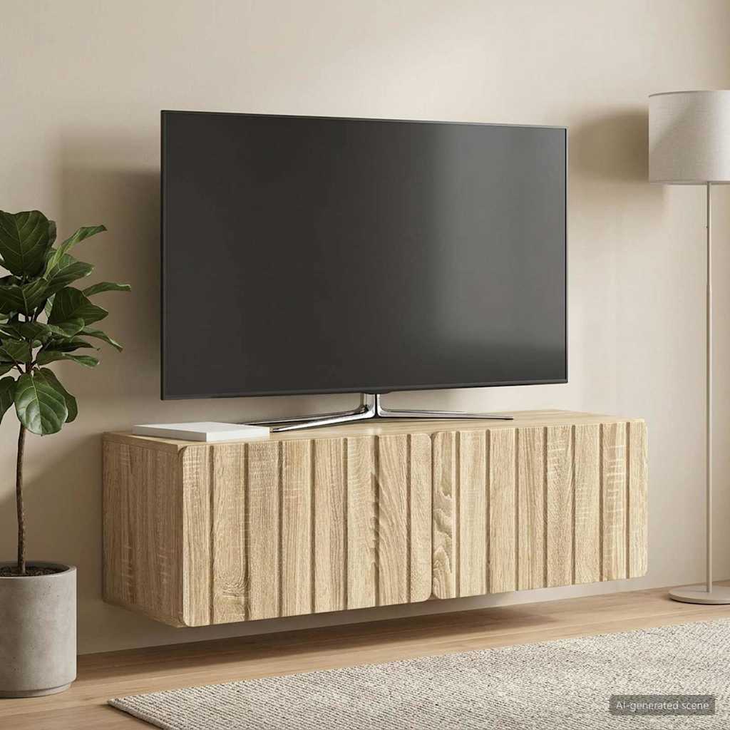 TV ormar za zid 98 x 31 x 30 cm Hrast sonoma Konstruirano drvo