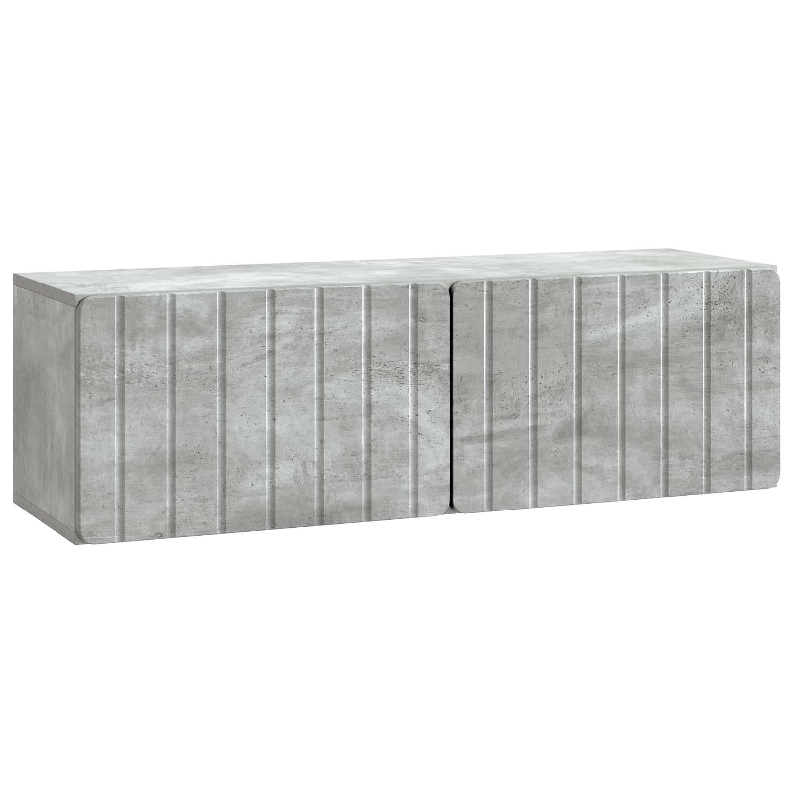 TV ormar za zid 98 x 31 x 30 cm Betonska siva Konstruirano drvo