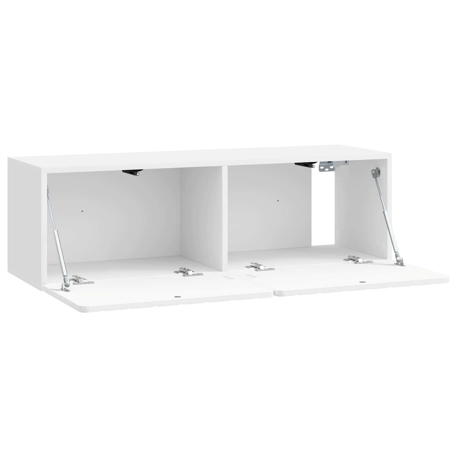 TV ormar za zid 98 x 31 x 30 cm Bijela visokog sjaja