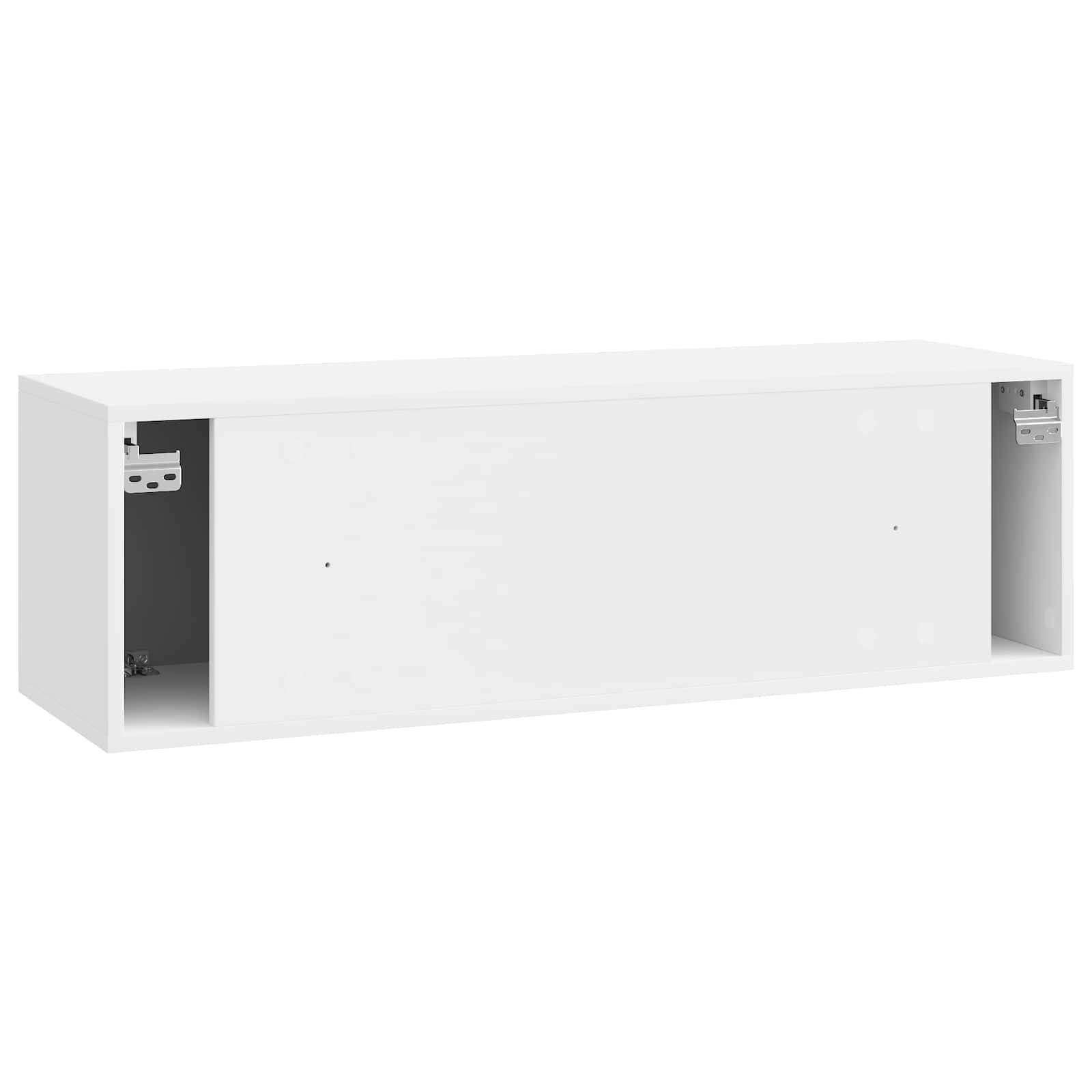 TV ormar za zid 98 x 31 x 30 cm Bijela visokog sjaja