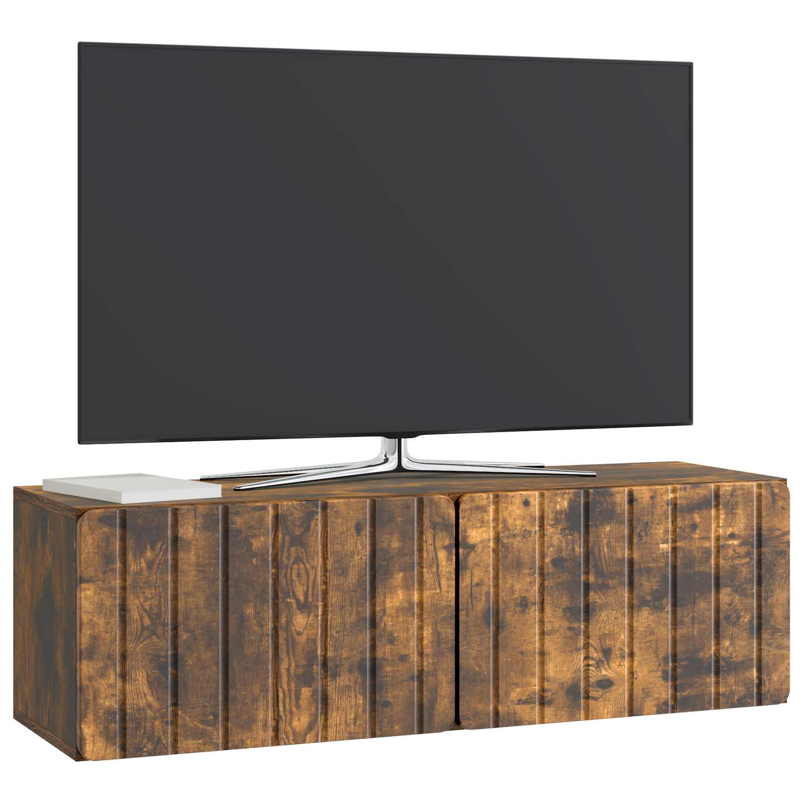 TV ormar za zid 98 x 31 x 30 cm Dimljeni hrast