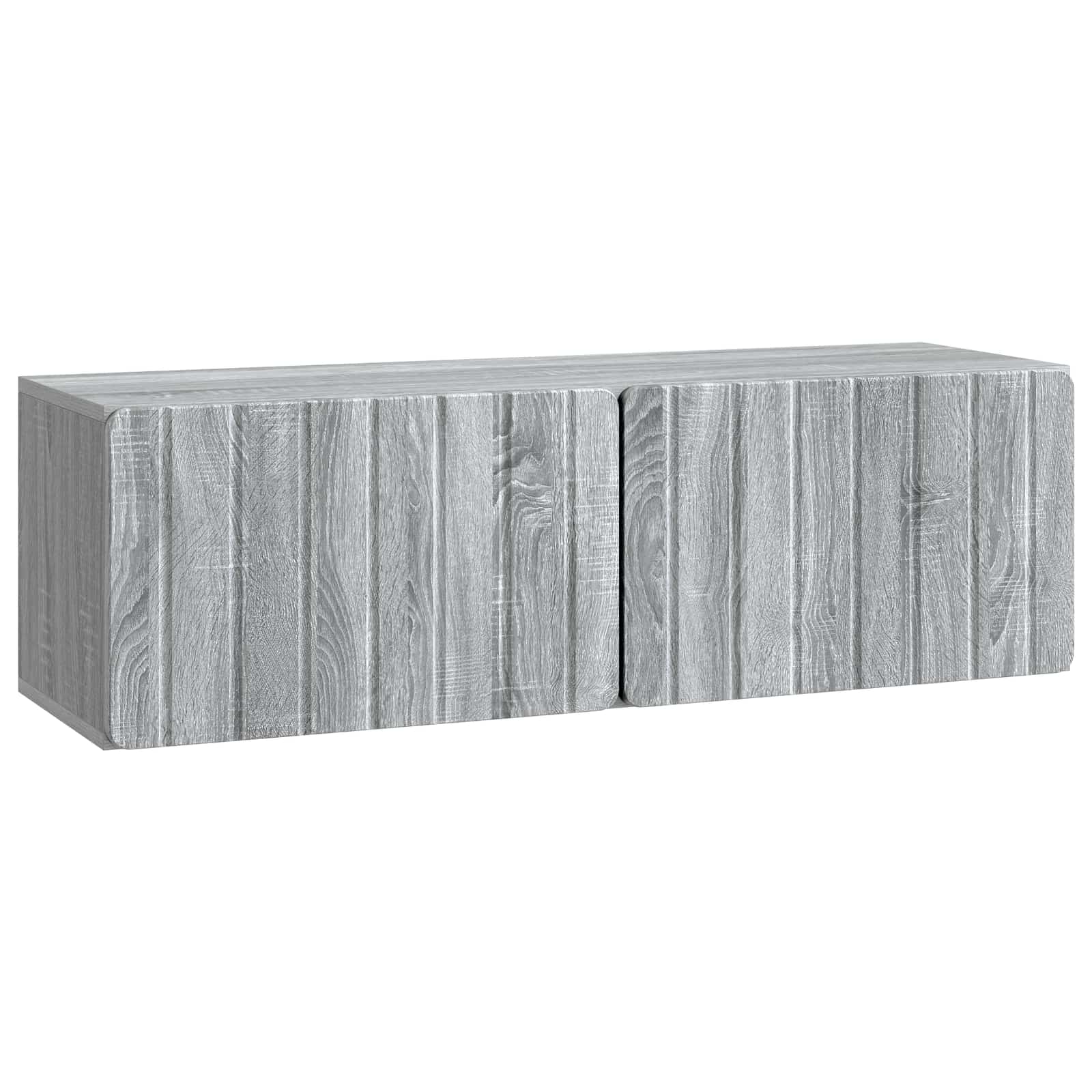 TV ormar za zid Siva sonoma 98 x 31 x 30 cm Konstruirano drvo