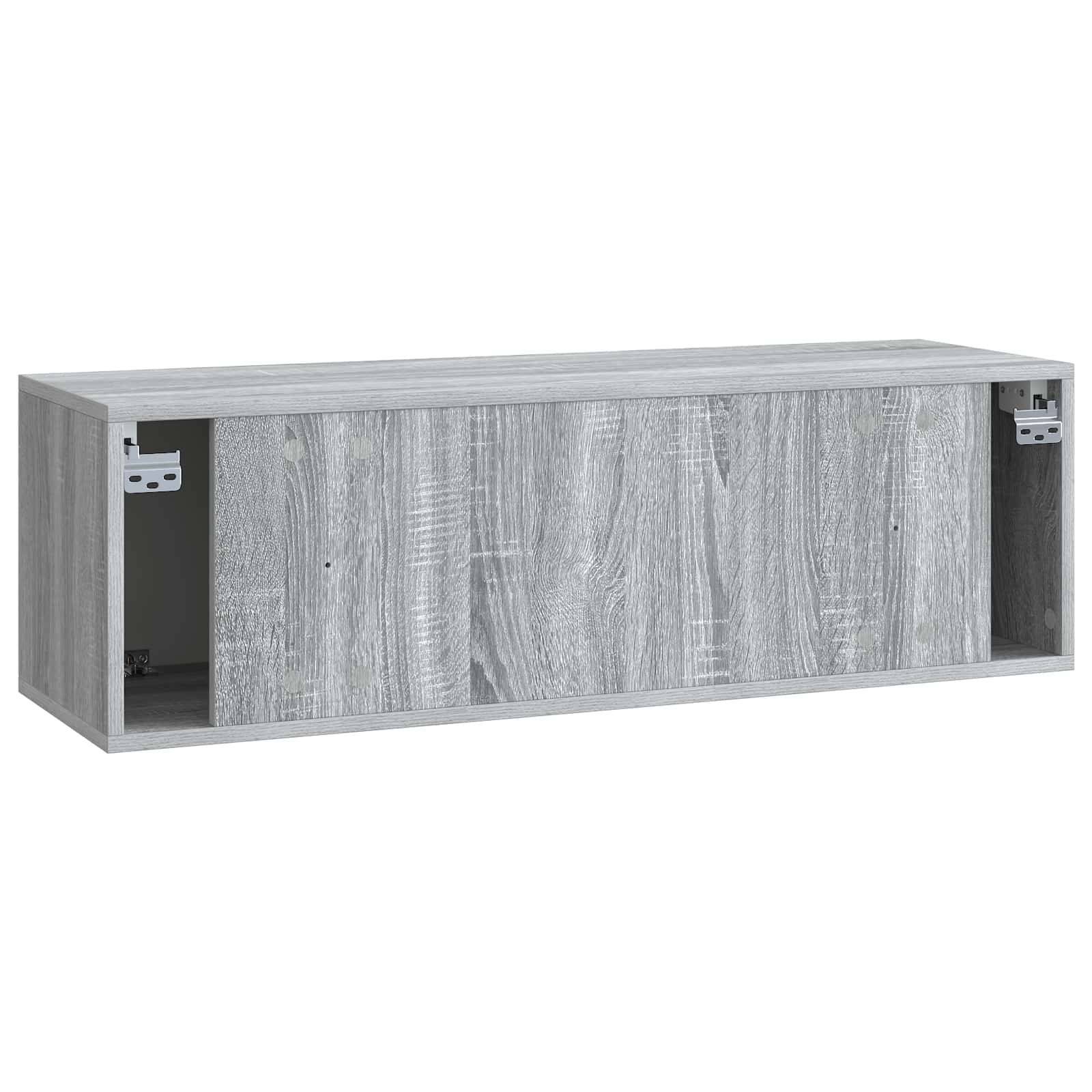 TV ormar za zid Siva sonoma 98 x 31 x 30 cm Konstruirano drvo
