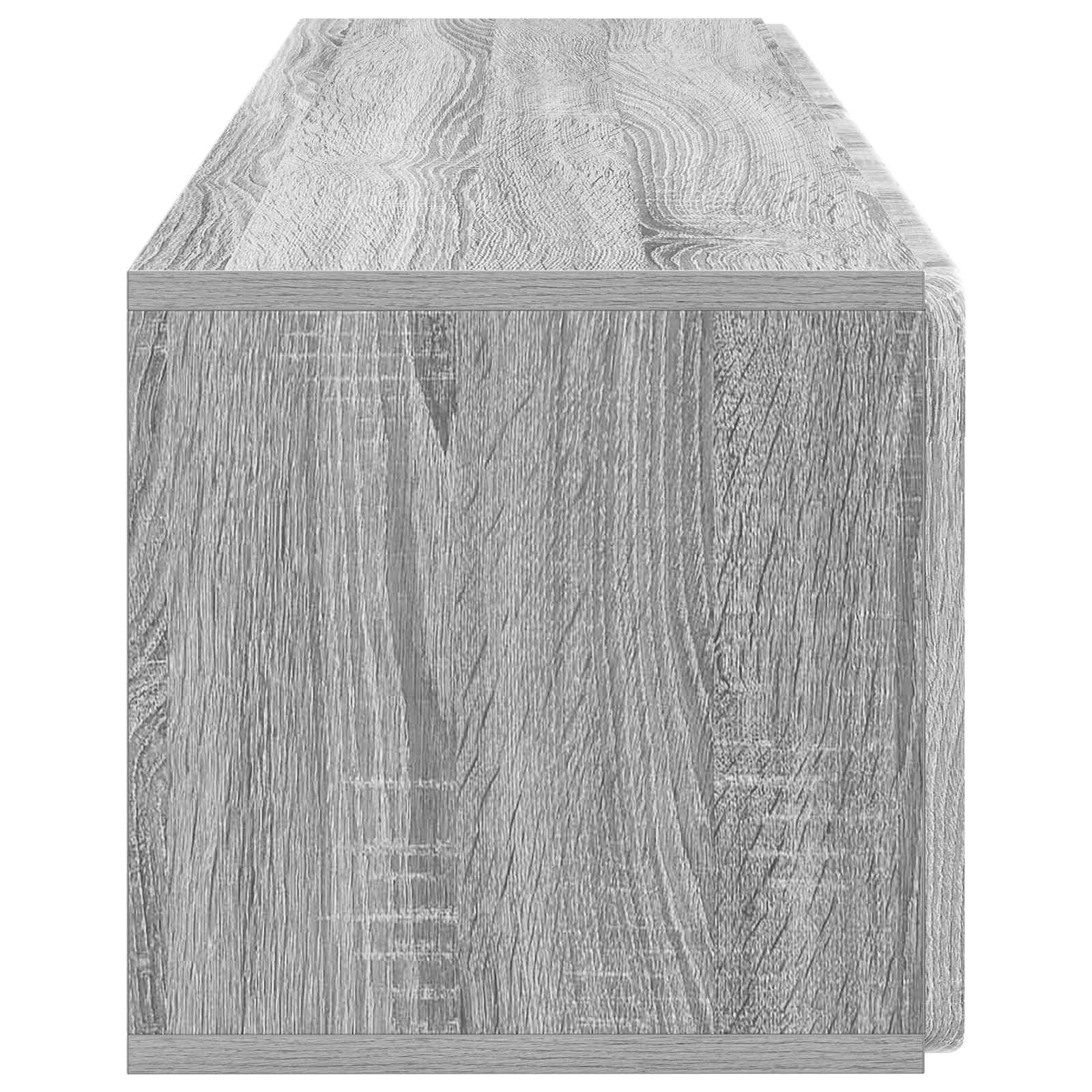 TV ormar za zid 98 x 31 x 30 cm Siva Sonoma Konstruirano drvo