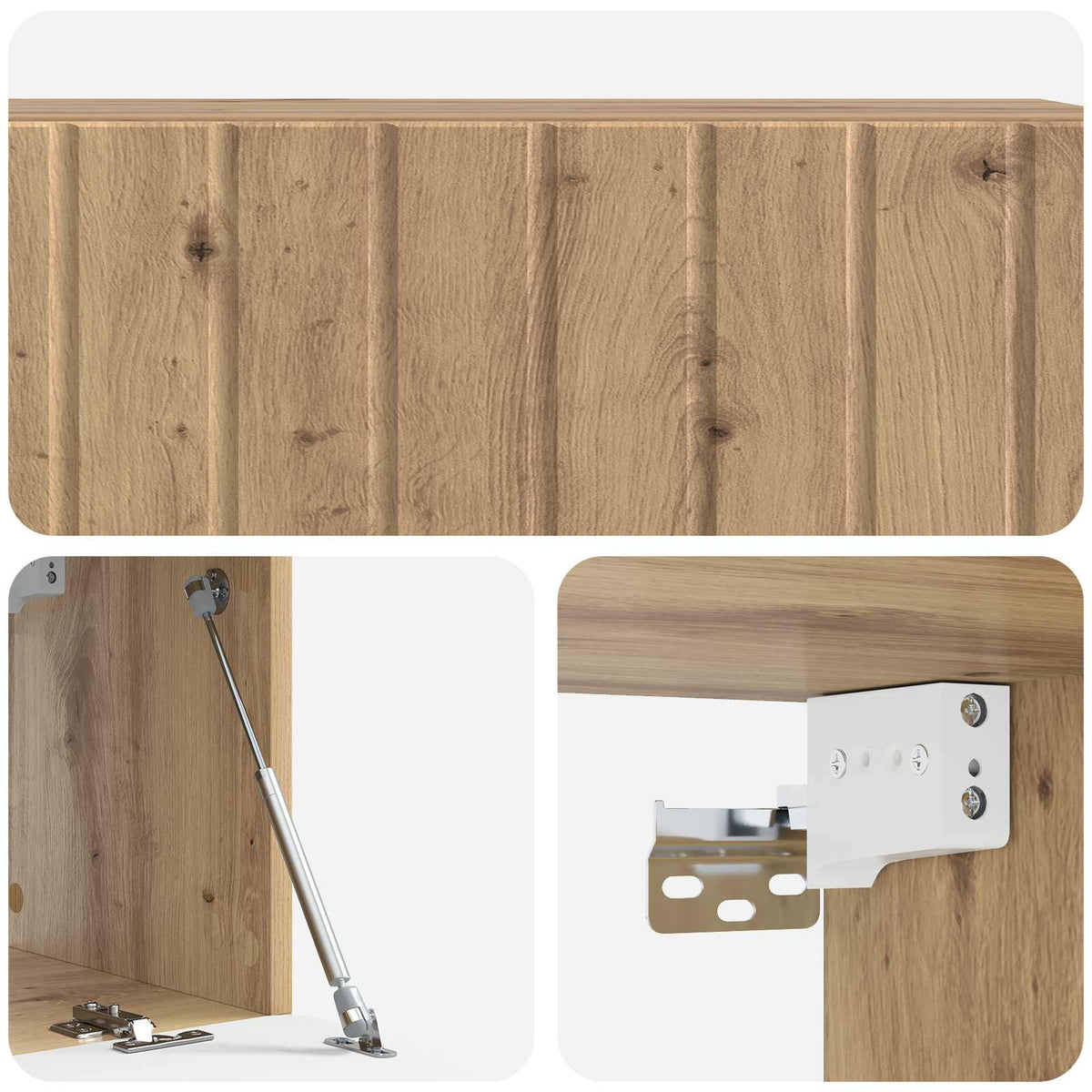 TV ormar za zid 98 x 31 x 30 cm Hrast artisan Konstruirano drvo