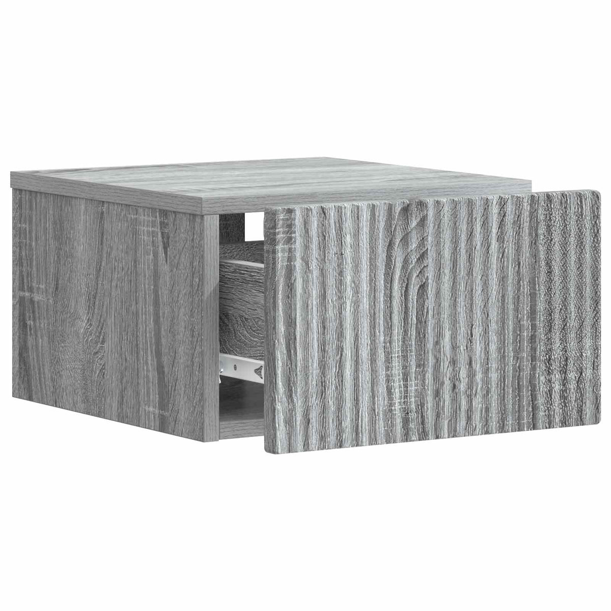 Noćni ormarić za montažu na zid Siva sonoma 33 x 34,5 x 20 cm