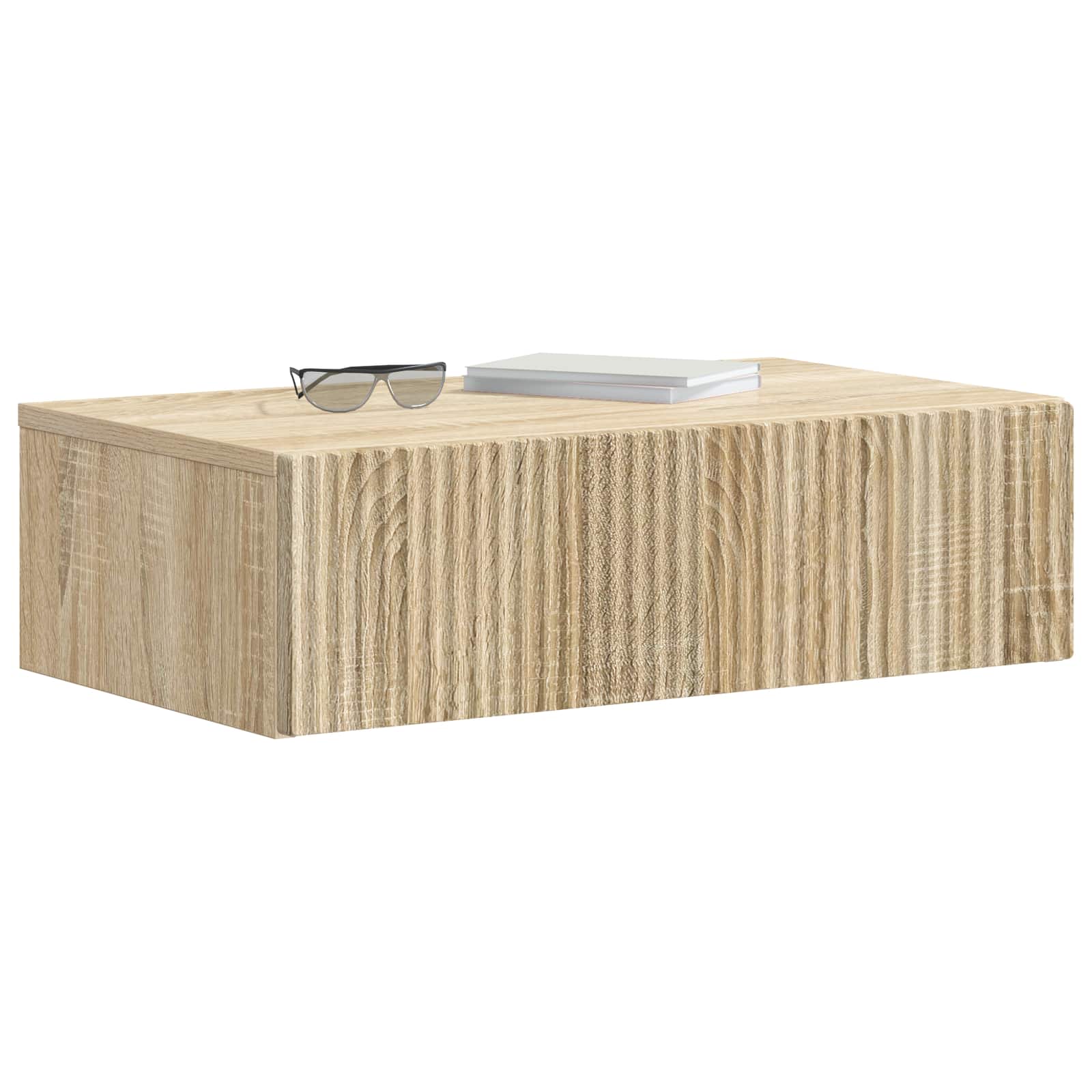 Stolna montirana na zid Hrast sonoma 59 x 34,5 x 17 cm