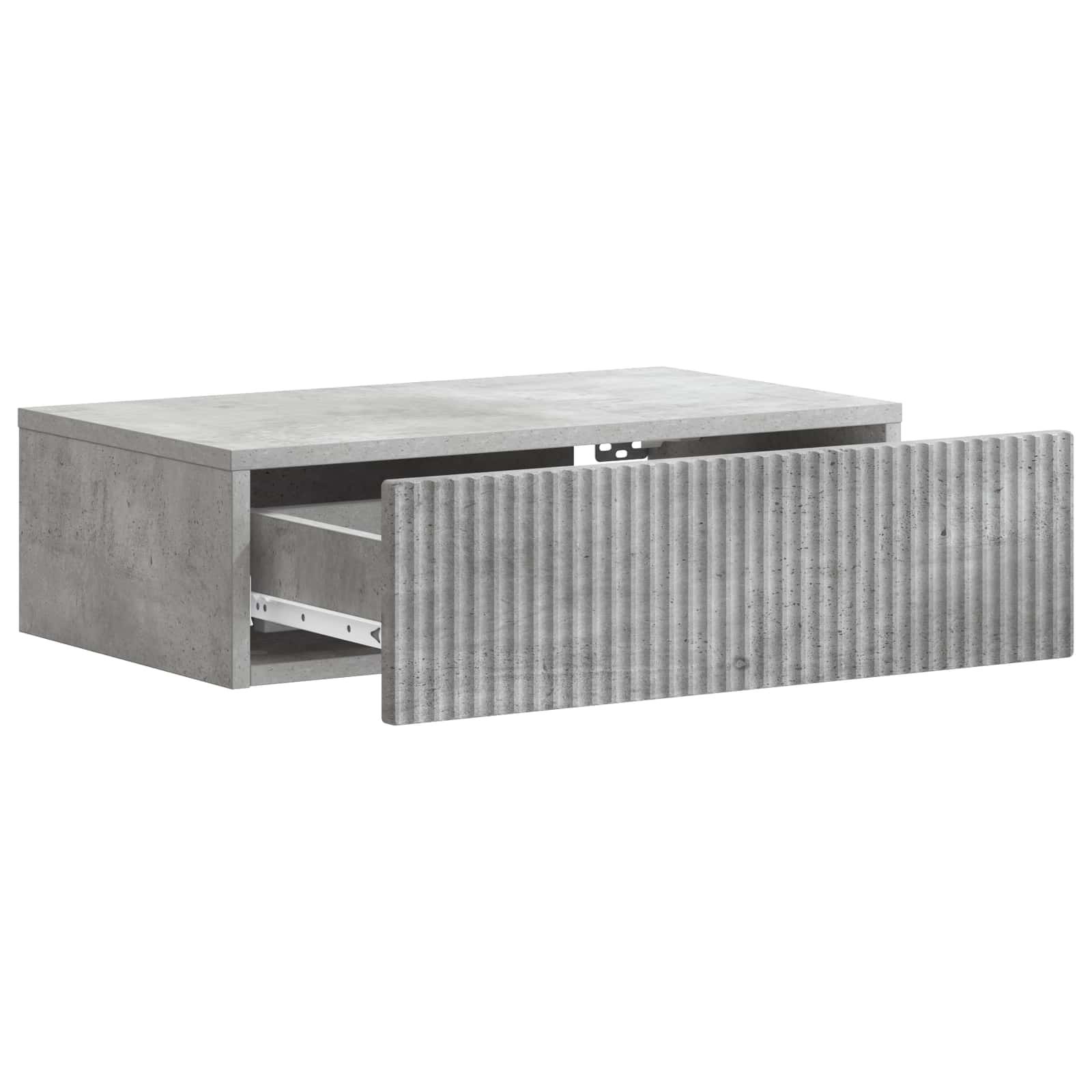 Stolna montirana na zid Betonska siva 59 x 34,5 x 17 cm