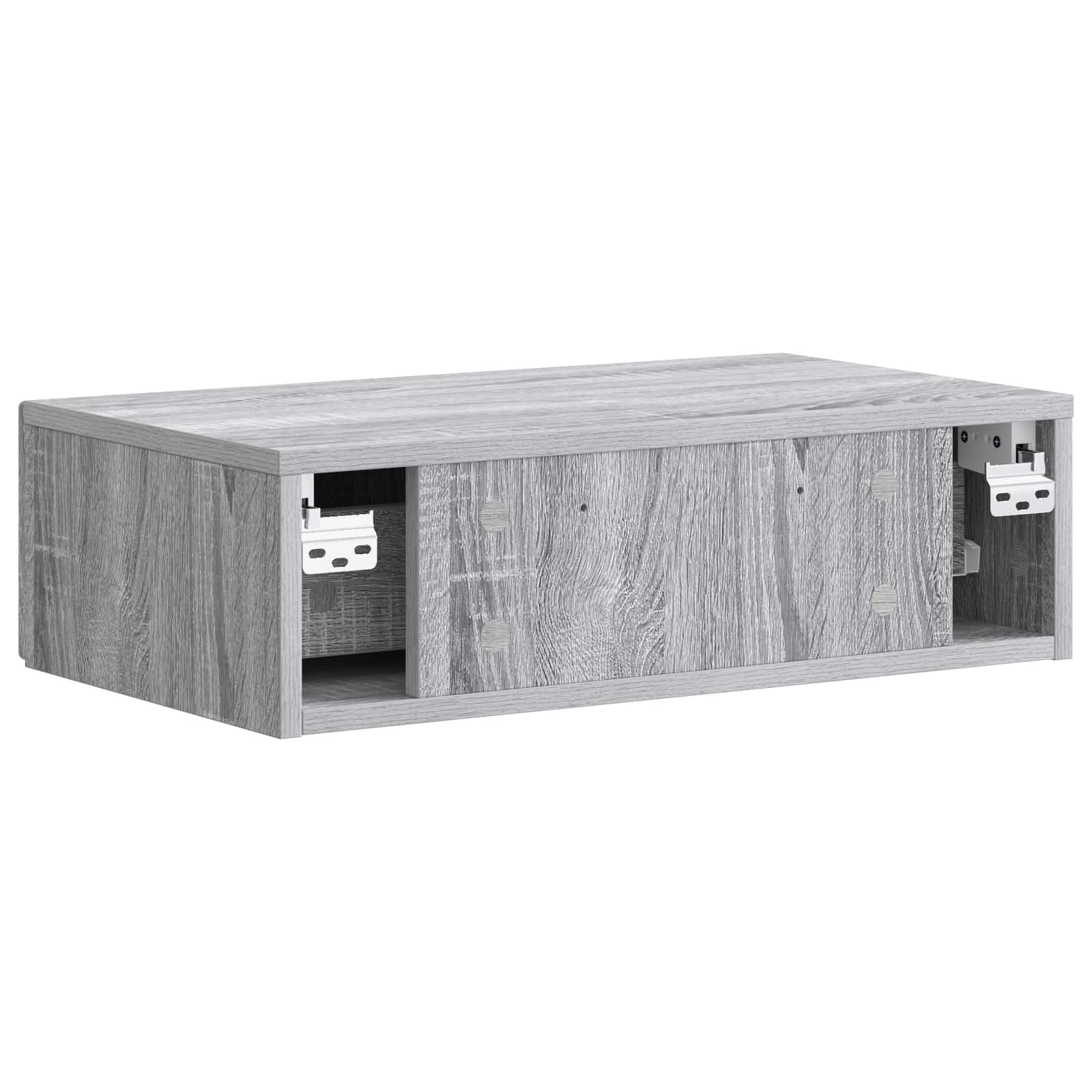 Stolna montirana na zid Siva sonoma 59 x 34,5 x 17 cm