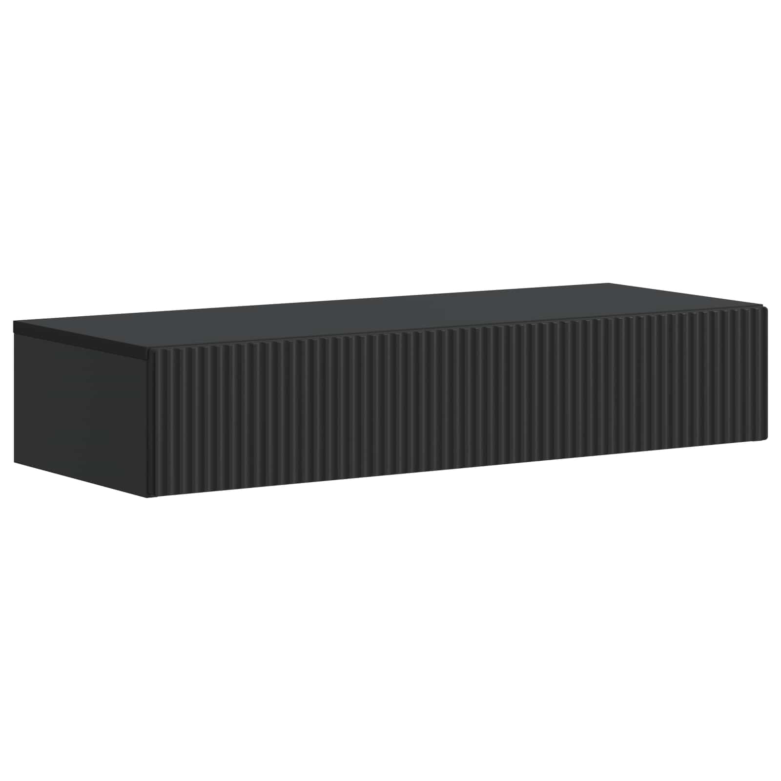 Stolna montirana na zid Crna 87,5 x 34,5 x 17 cm