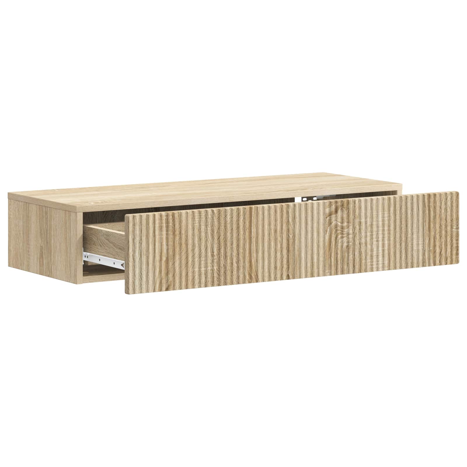 Stolna montirana na zid Hrast sonoma 87,5 x 34,5 x 17 cm