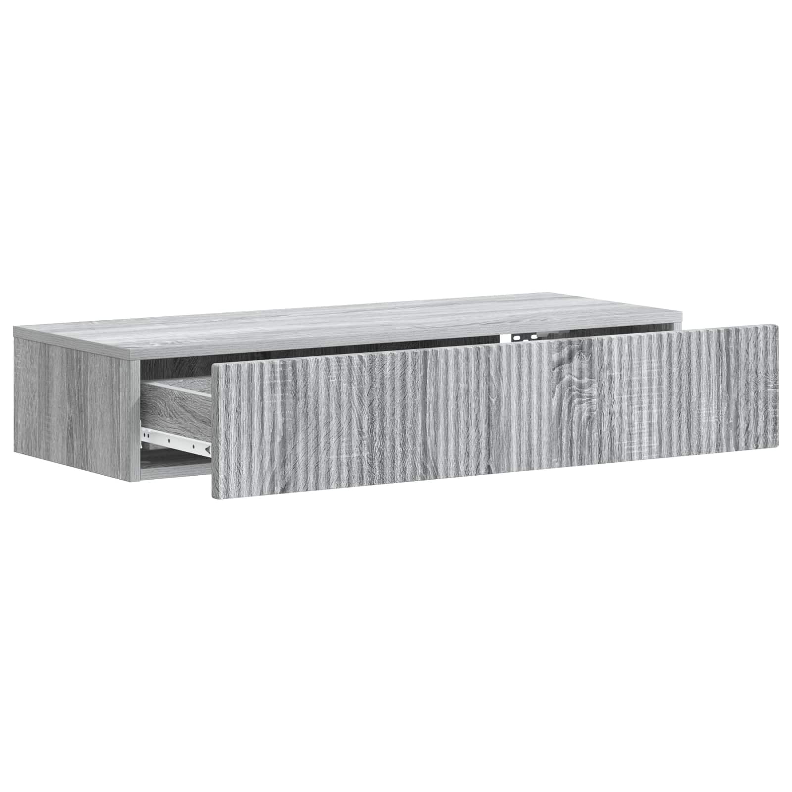 Stolna montirana na zid Siva sonoma 87,5 x 34,5 x 17 cm
