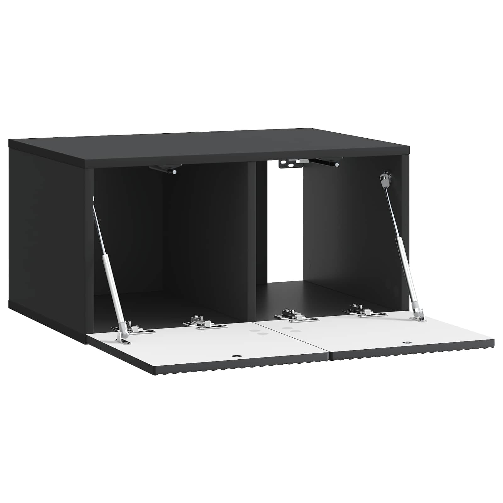 TV ormar za zid 59,5 x 41 x 30 cm Crna Konstruirano drvo