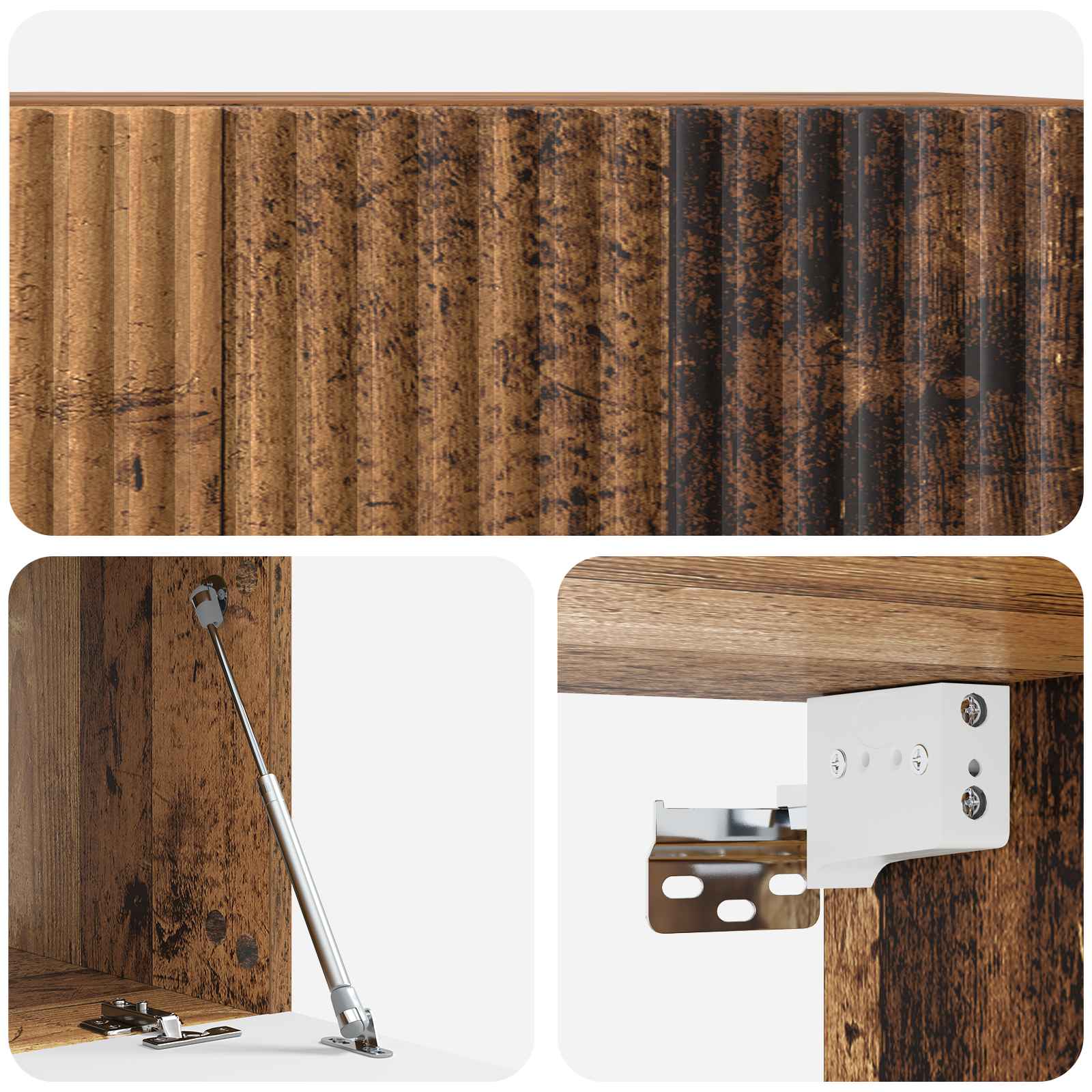 TV ormar za zid Staro drvo 59,5 x 41 x 30 cm Konstruirano drvo