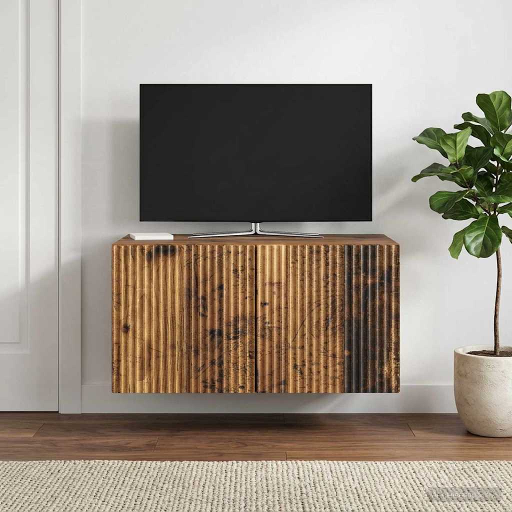TV ormar za zid 59,5 x 41 x 30 cm Staro drvo Konstruirano drvo