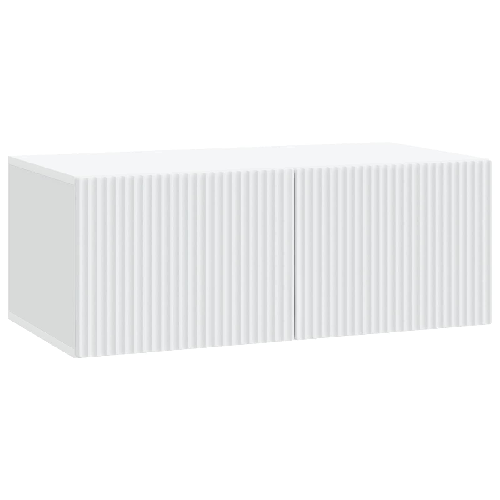 TV ormar za zid Bijela 78,5 x 41 x 30 cm Konstruirano drvo