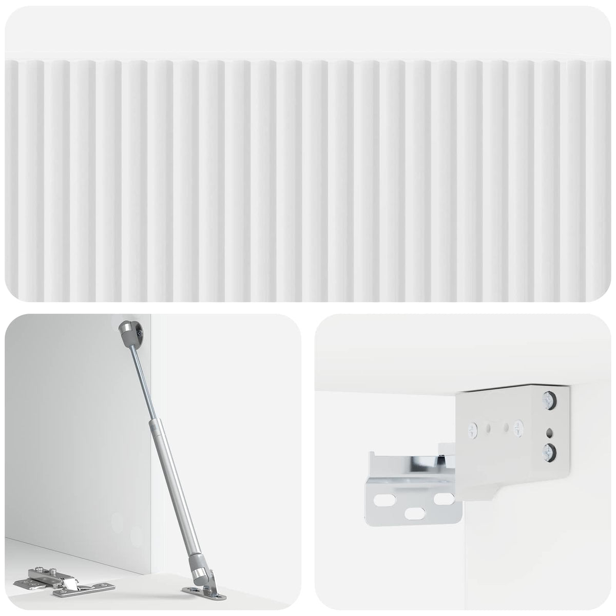 TV ormar za zid 78,5 x 41 x 30 cm Bijela visokog sjaja