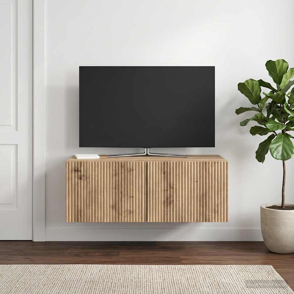 TV ormar za zid 78,5 x 41 x 30 cm Hrast artisan