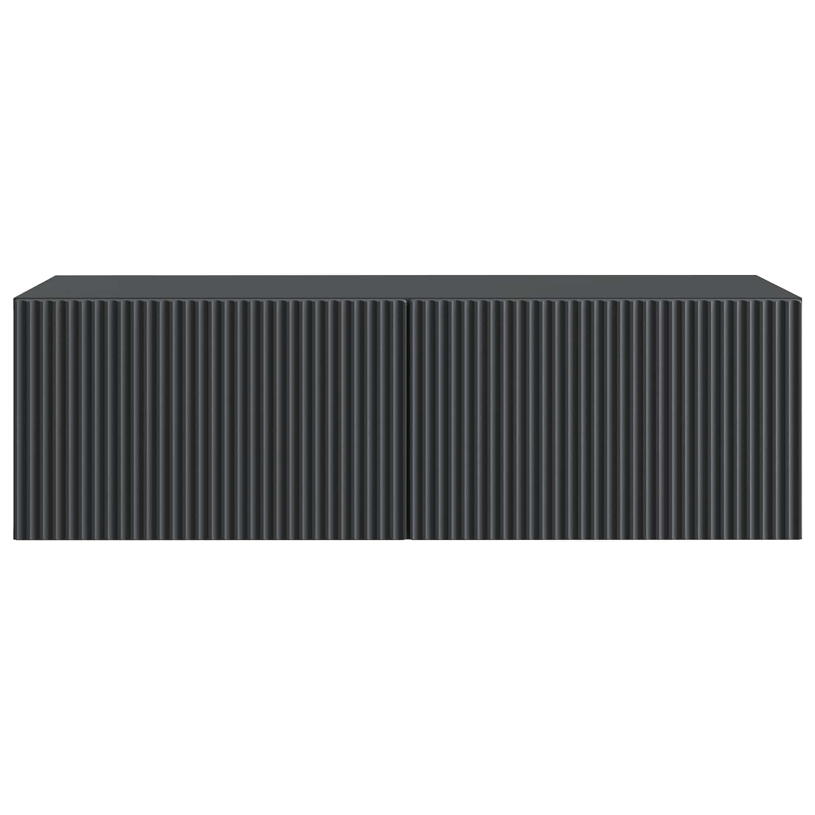 TV ormar za zid Zidne Crna 98 x 41 x 30 cm Konstruirano drvo