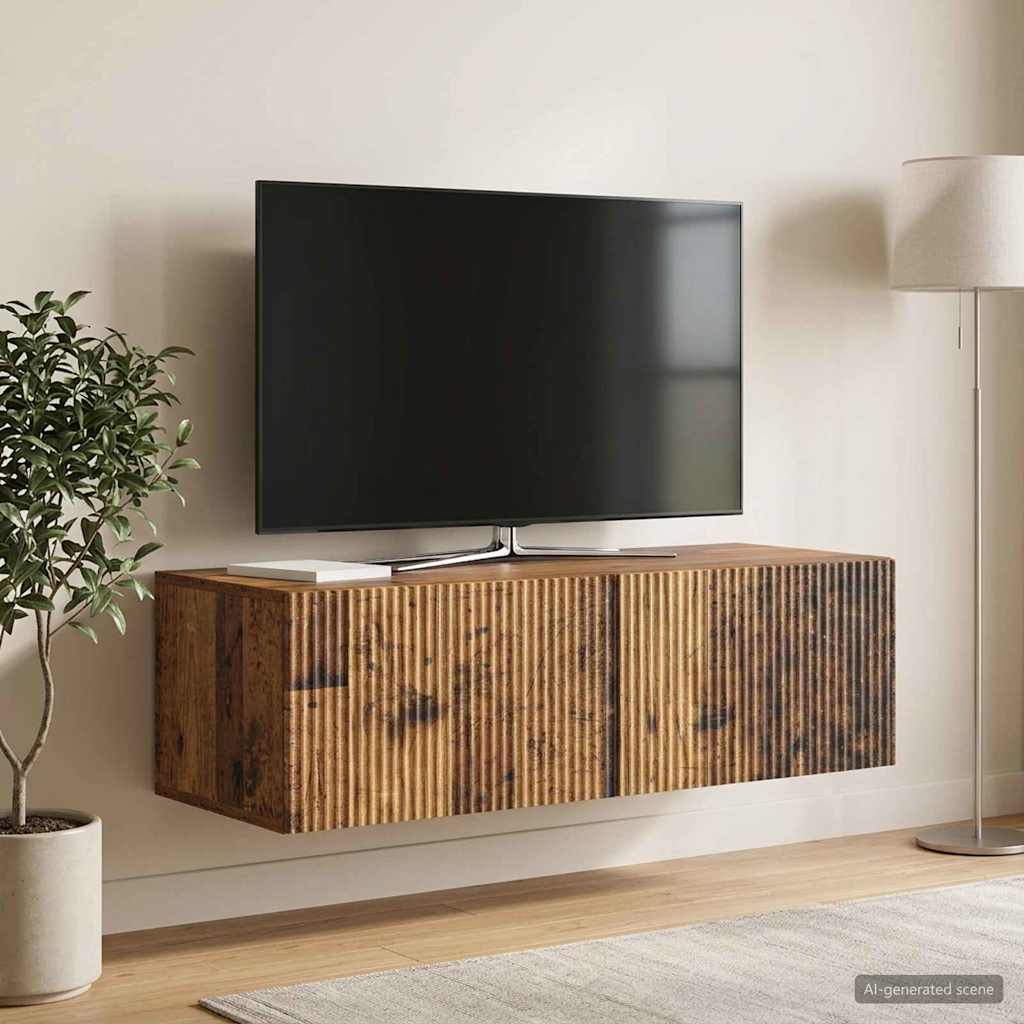 TV ormar za zid Staro drvo 98 x 41 x 30 cm Konstruirano drvo