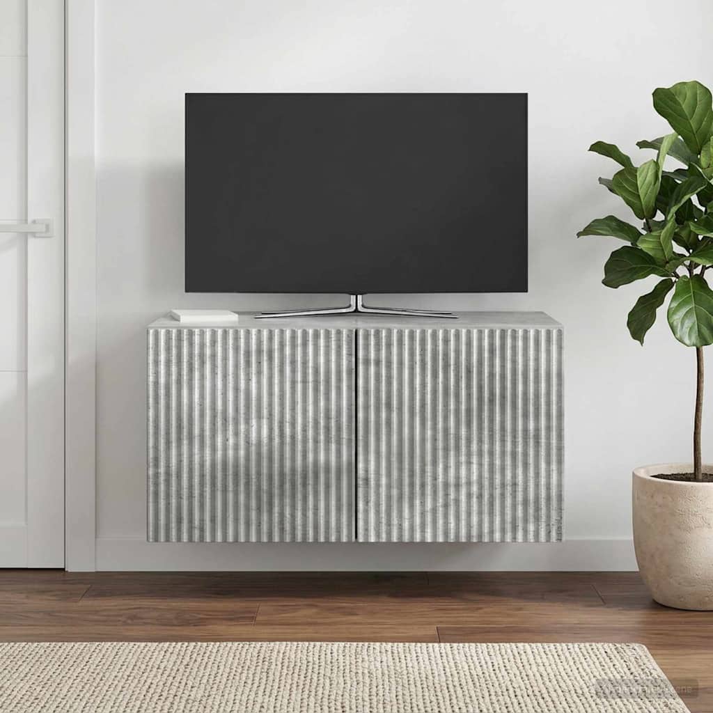 TV ormar za zid Zidne Betonska siva 59,5 x 31 x 30 cm