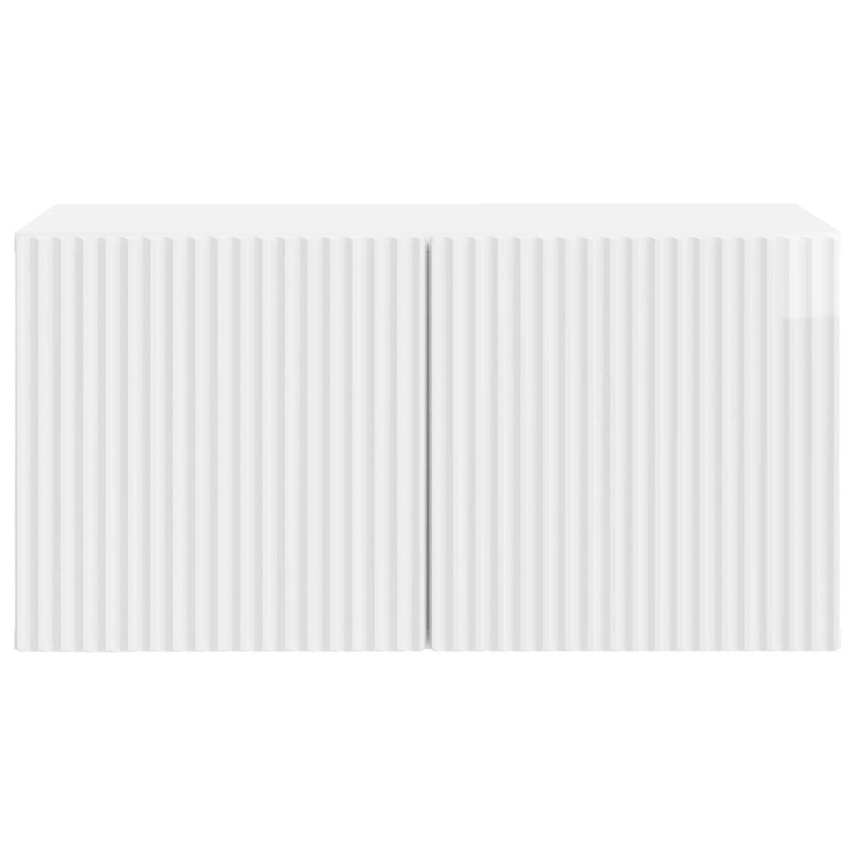 TV ormar za zid 59,5 x 31 x 30 cm Bijela visokog sjaja