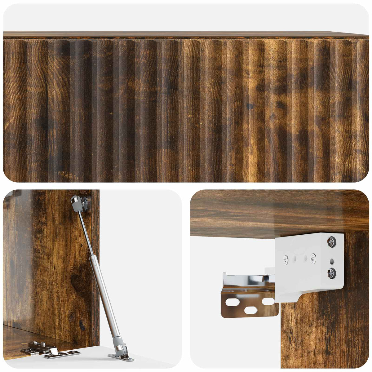 TV ormar za zid 59,5 x 31 x 30 cm Dimljeni hrast