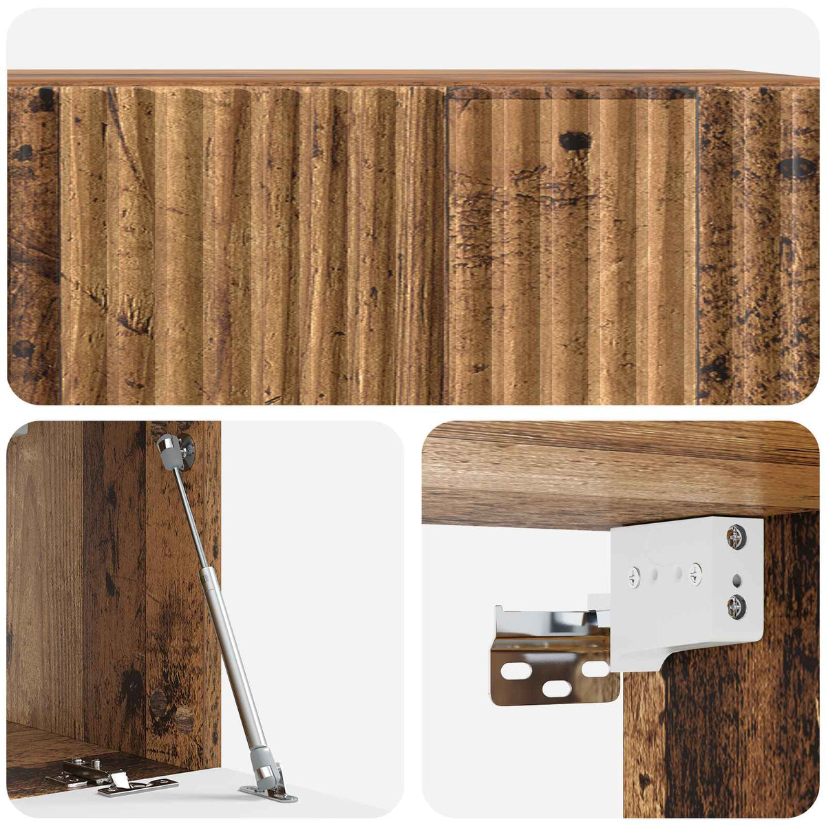 TV ormar za zid 59,5 x 31 x 30 cm Staro drvo Konstruirano drvo