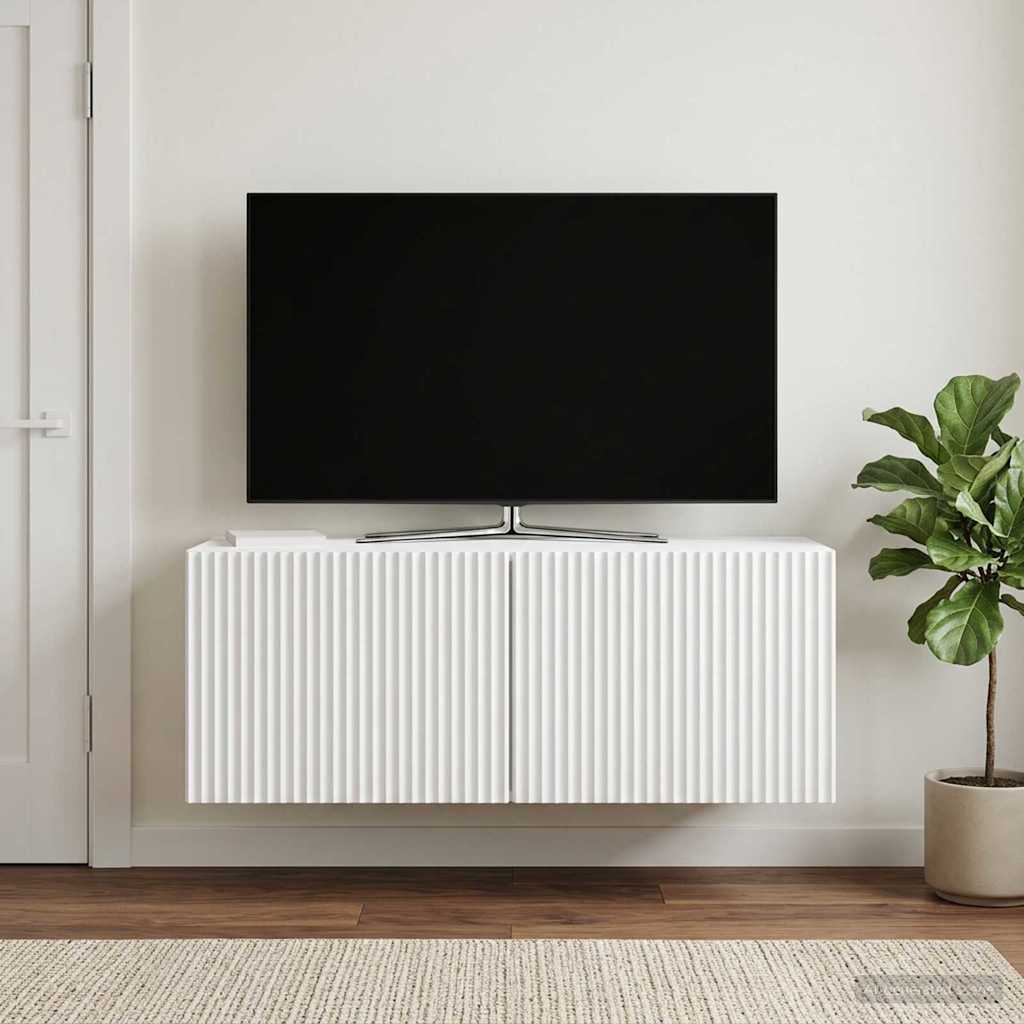 TV ormar za zid Bijela 78,5 x 31 x 30 cm Konstruirano drvo