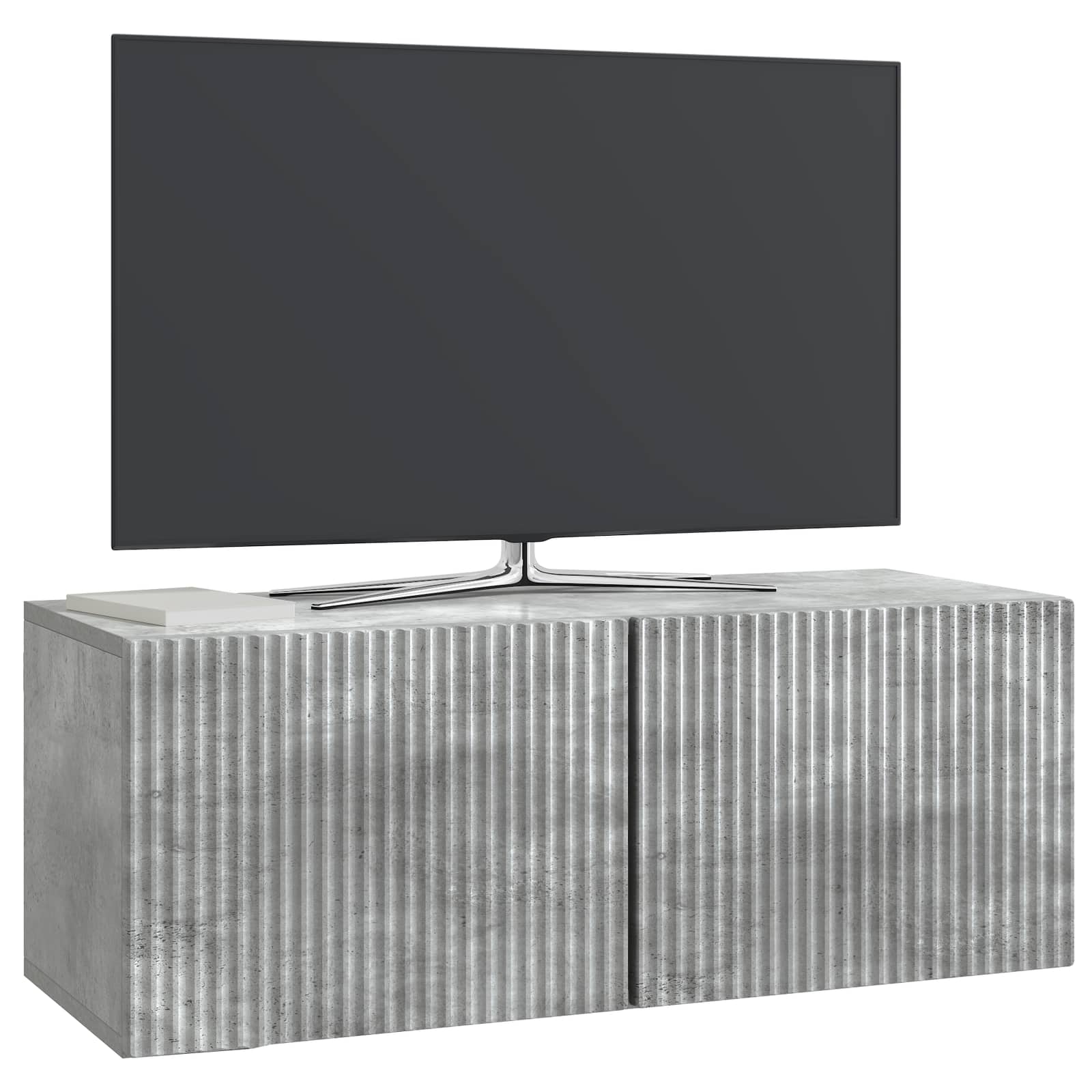 TV ormar za zid 78,5 x 31 x 30 cm Betonska siva
