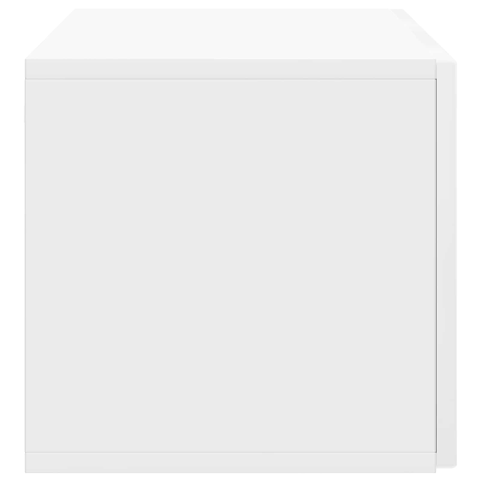 TV ormar za zid Zidne Bijela visokog sjaja 78,5 x 31 x 30 cm