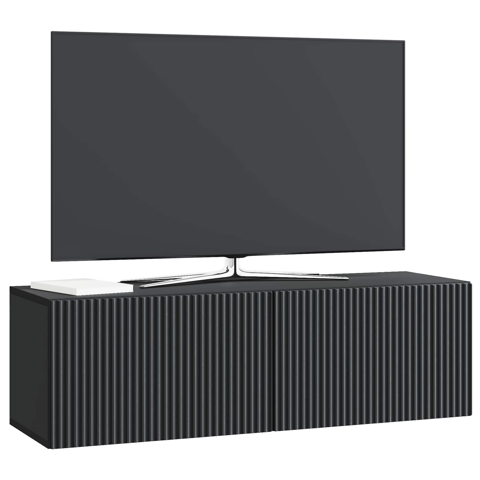 TV ormar za zid Zidne Crna 98 x 31 x 30 cm Konstruirano drvo