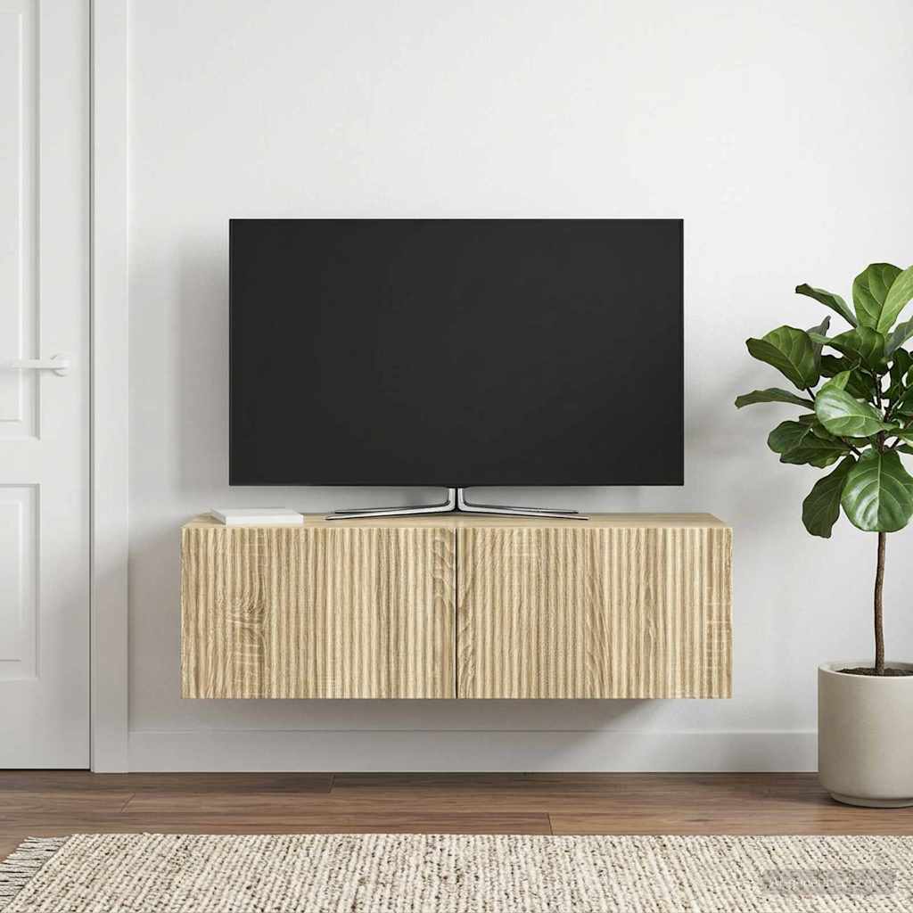 TV ormar za zid Hrast sonoma 98 x 31 x 30 cm Konstruirano drvo