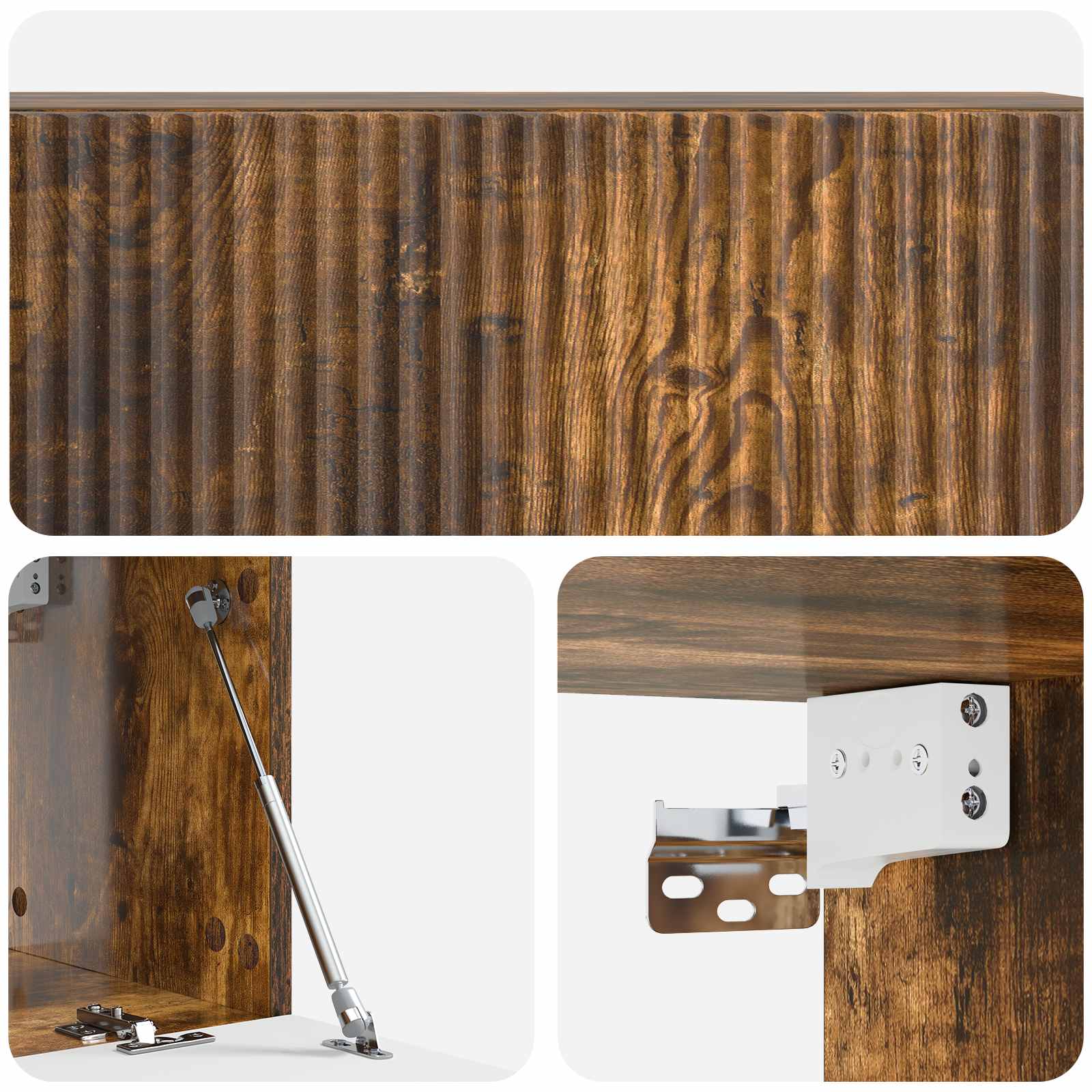 TV ormar za zid Zidne Dimljeni hrast 98 x 31 x 30 cm