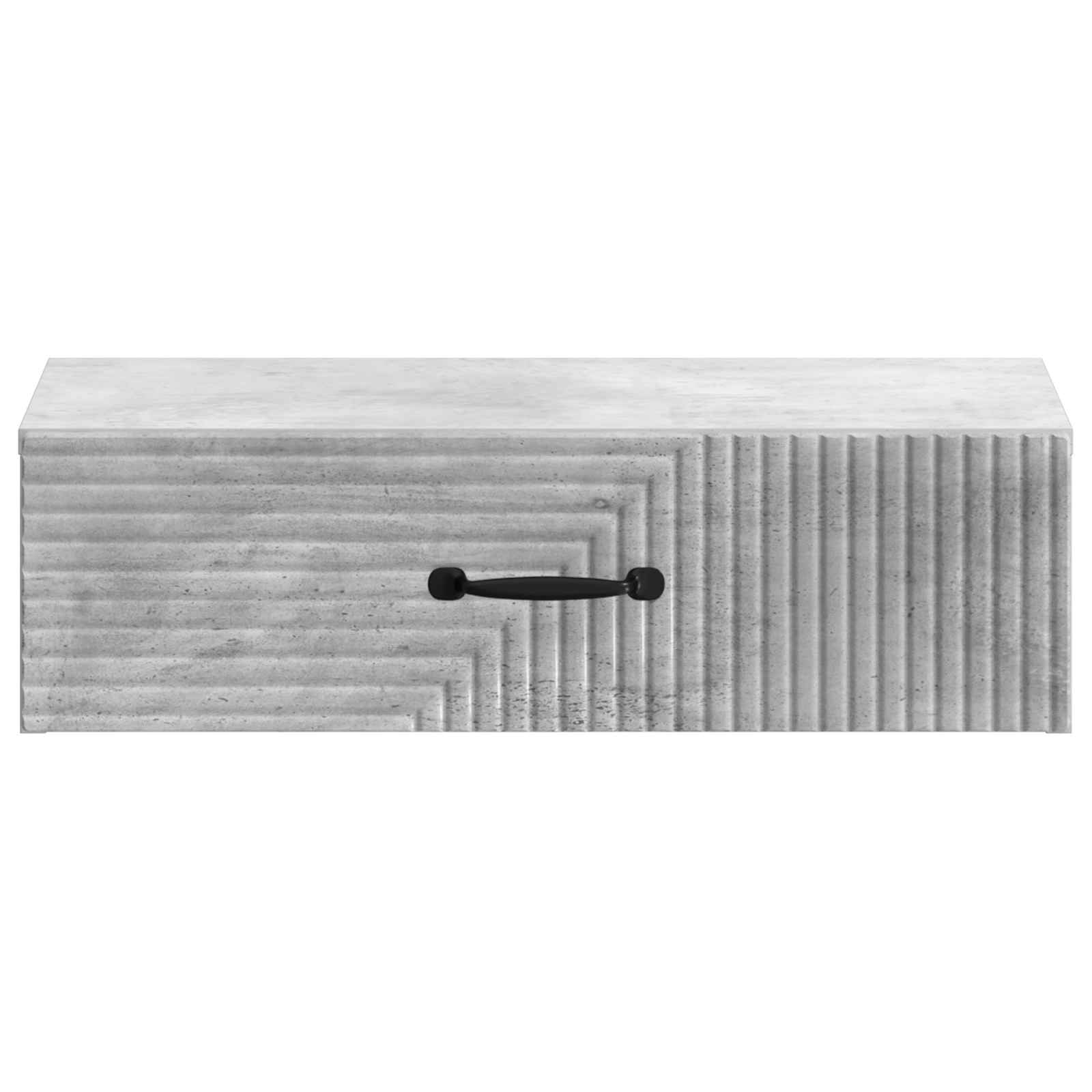Stolna montirana na zid Betonska siva 59 x 34,5 x 17 cm