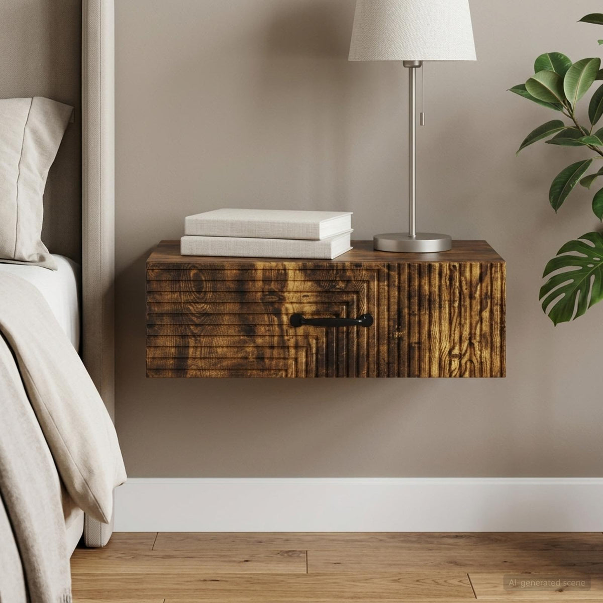 Stolna montirana na zid 59 x 34,5 x 17 cm Konstruirano drvo