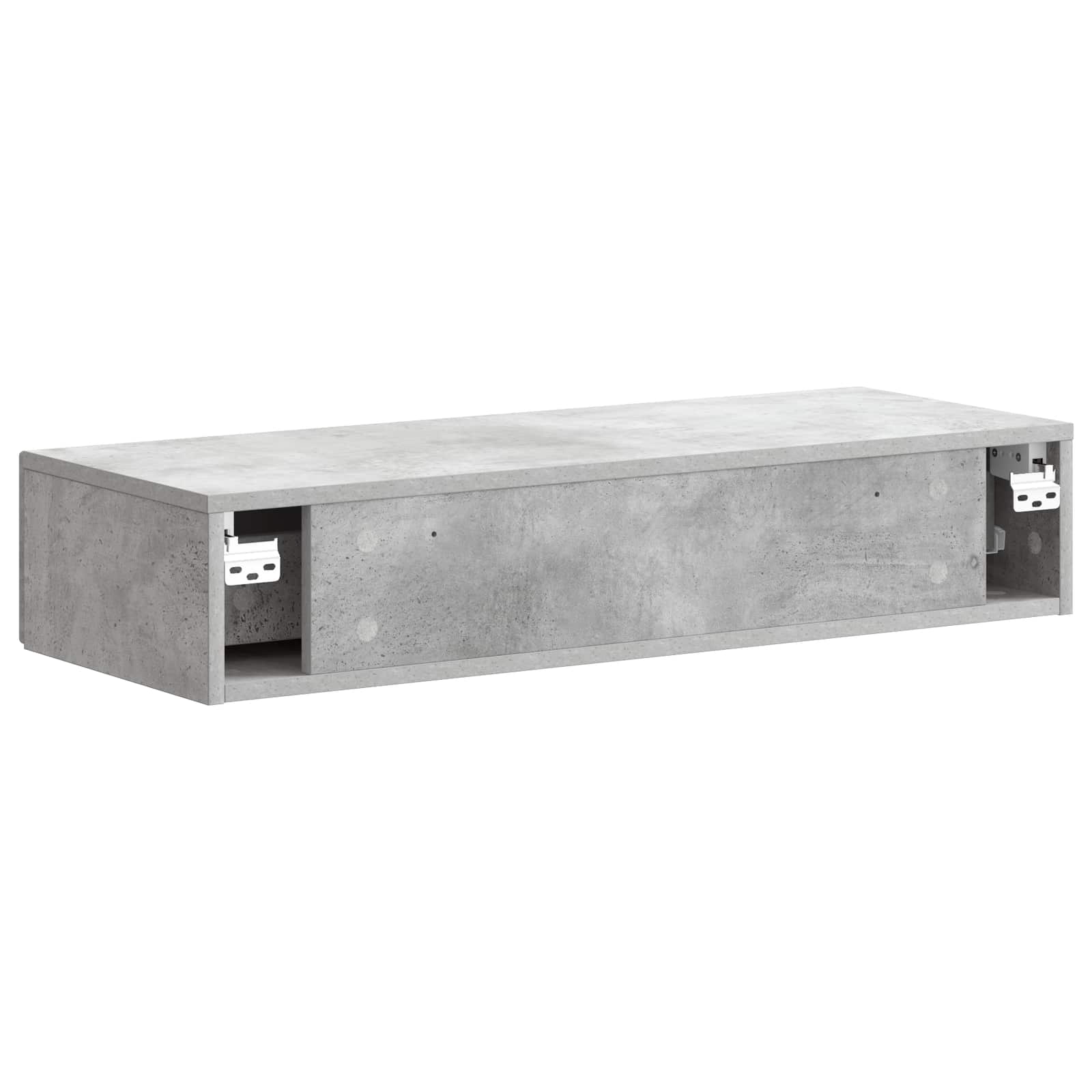 Stolna montirana na zid Betonska siva 87,5 x 34,5 x 17 cm