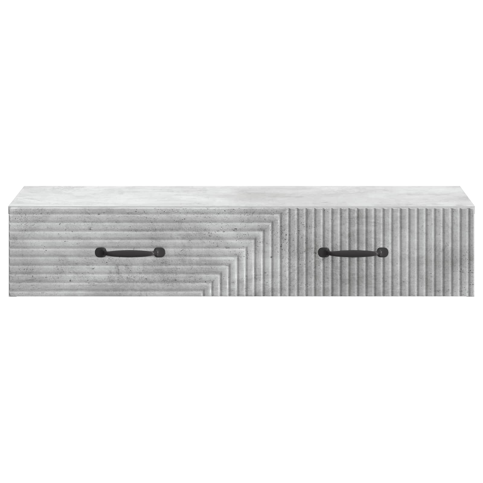 Stolna montirana na zid Betonska siva 87,5 x 34,5 x 17 cm
