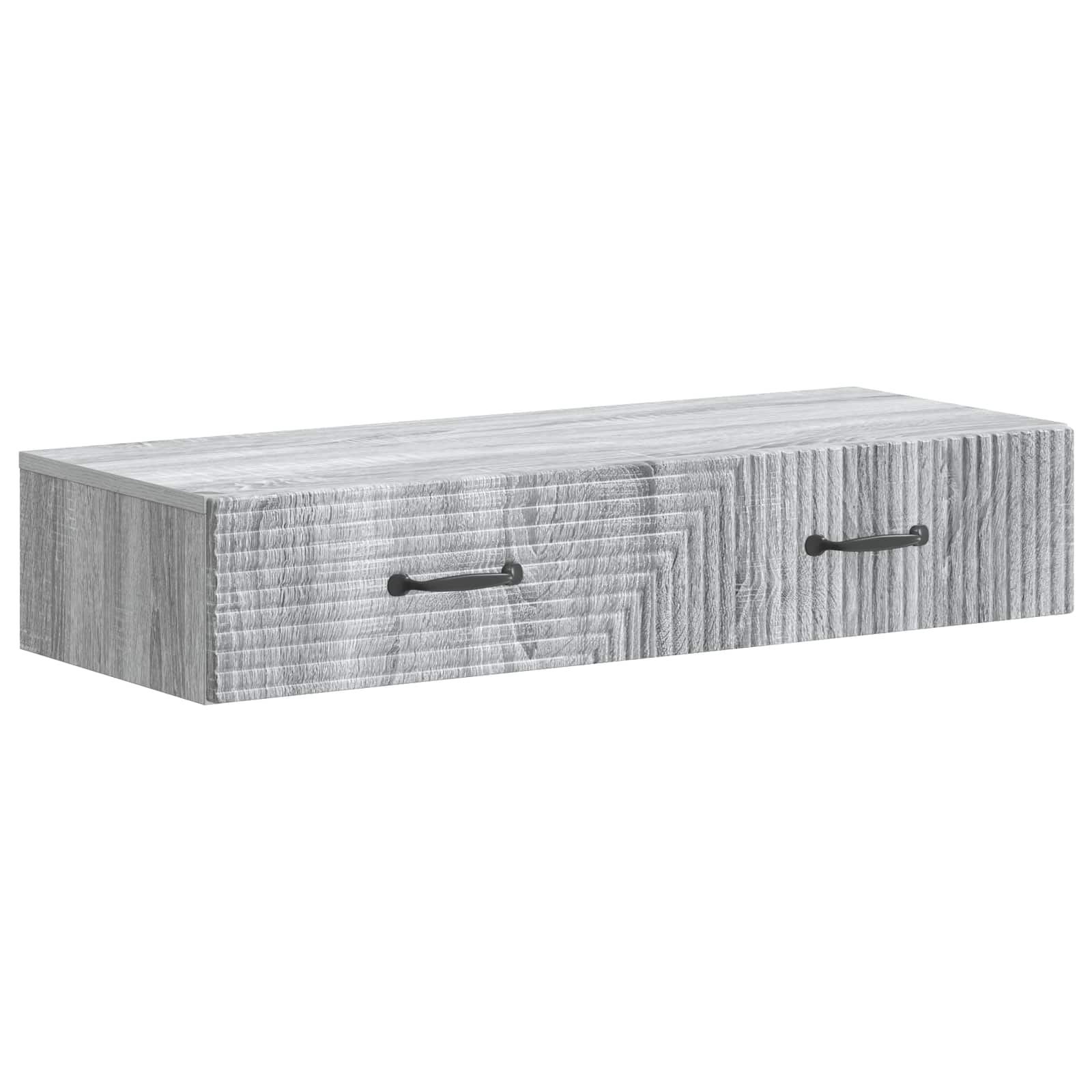 Stolna montirana na zid Siva sonoma 87,5 x 34,5 x 17 cm