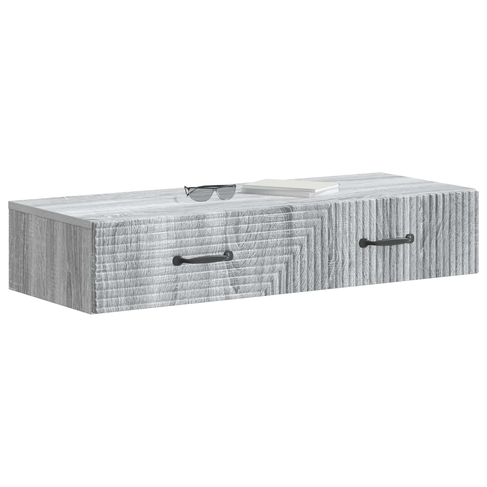 Stolna montirana na zid Siva sonoma 87,5 x 34,5 x 17 cm