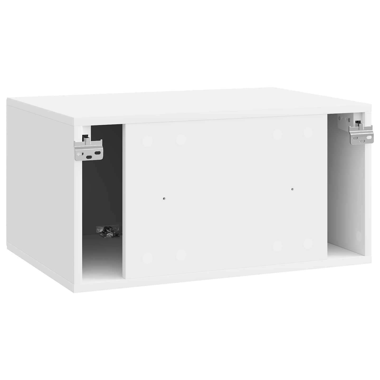 TV ormar za zid Zidne Bijela visokog sjaja 59,5 x 41 x 30 cm