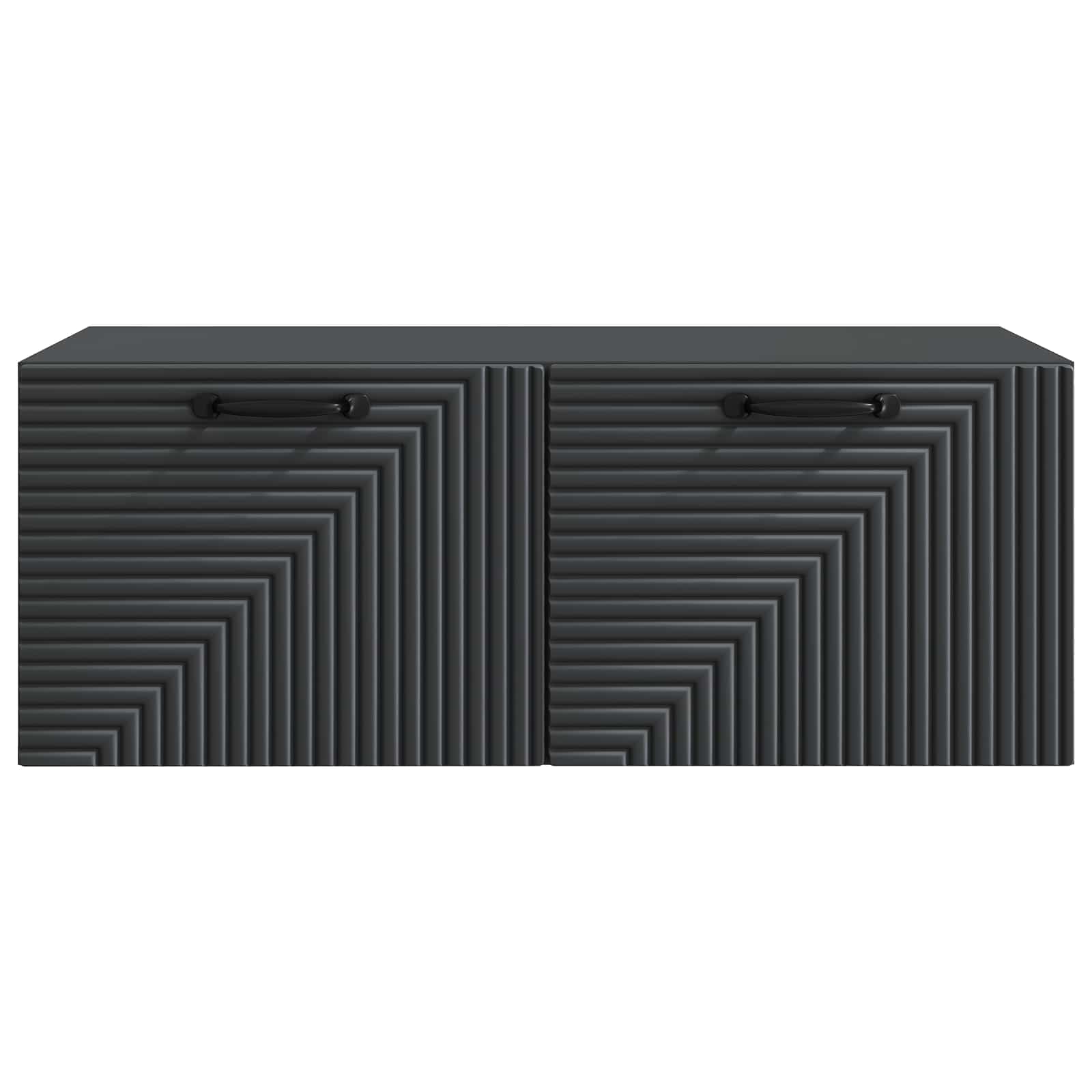 TV ormar za zid Zidne Crna 78,5 x 41 x 30 cm Konstruirano drvo