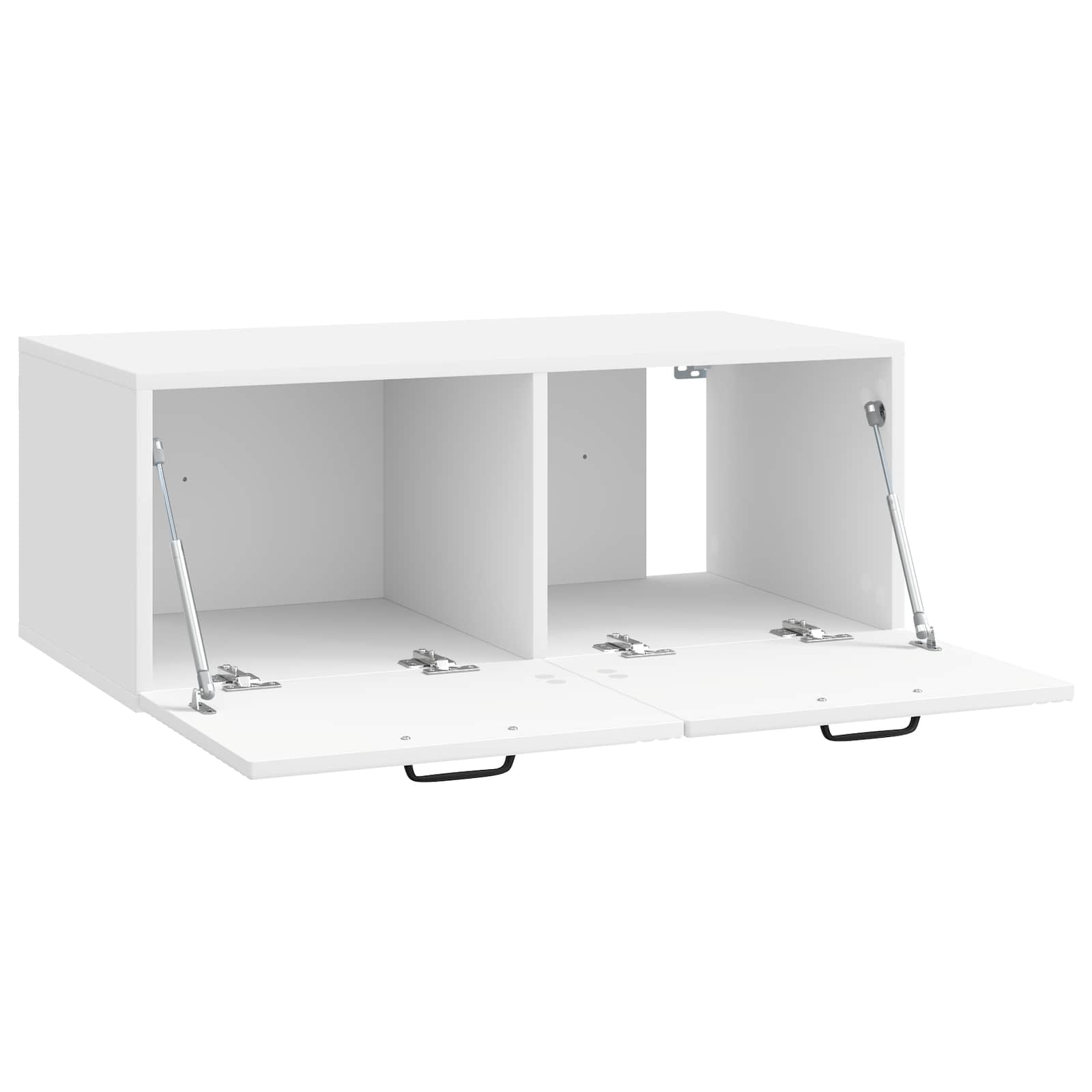 TV ormar za zid Zidne Bijela visokog sjaja 78,5 x 41 x 30 cm
