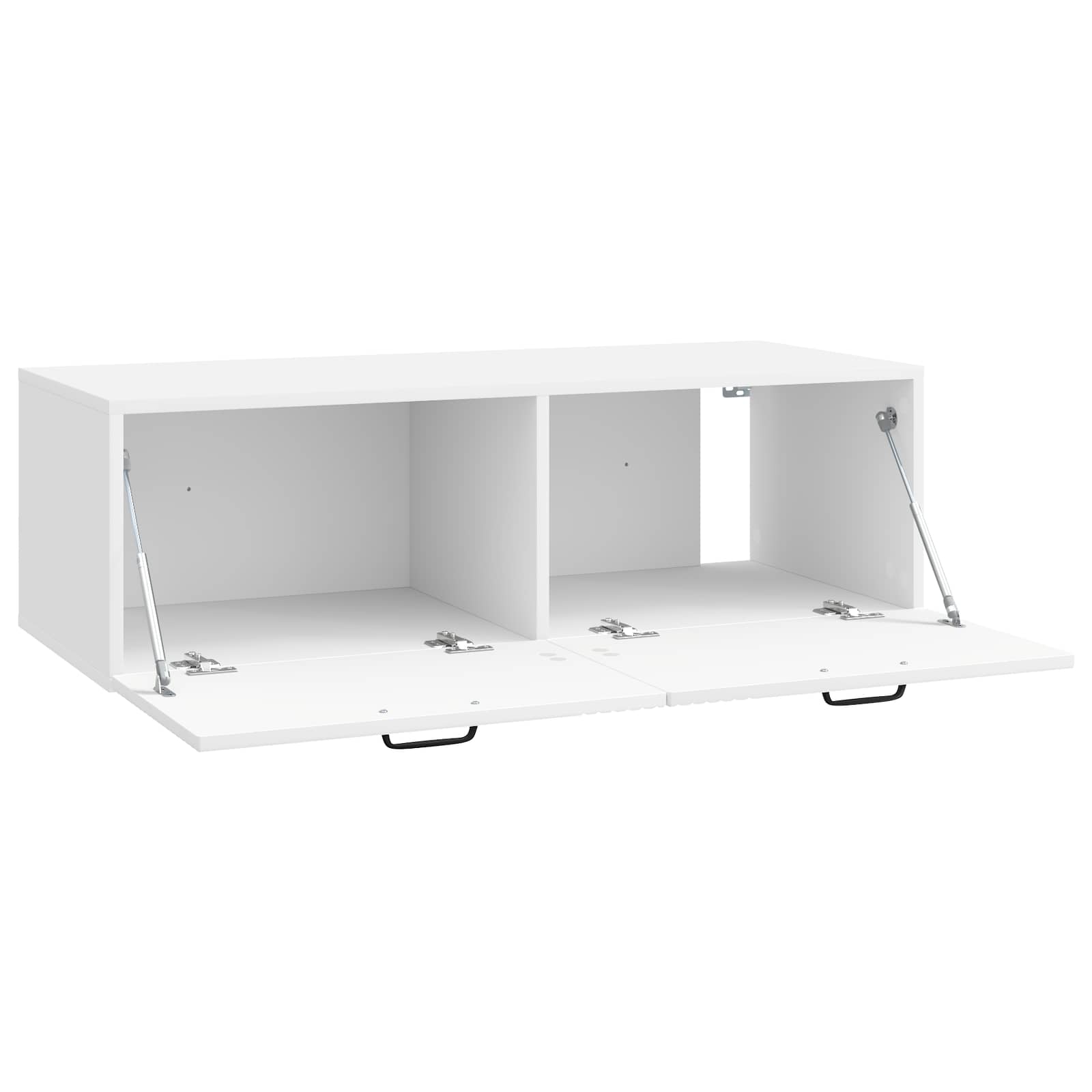 TV ormar za zid Zidne Bijela visokog sjaja 98 x 41 x 30 cm