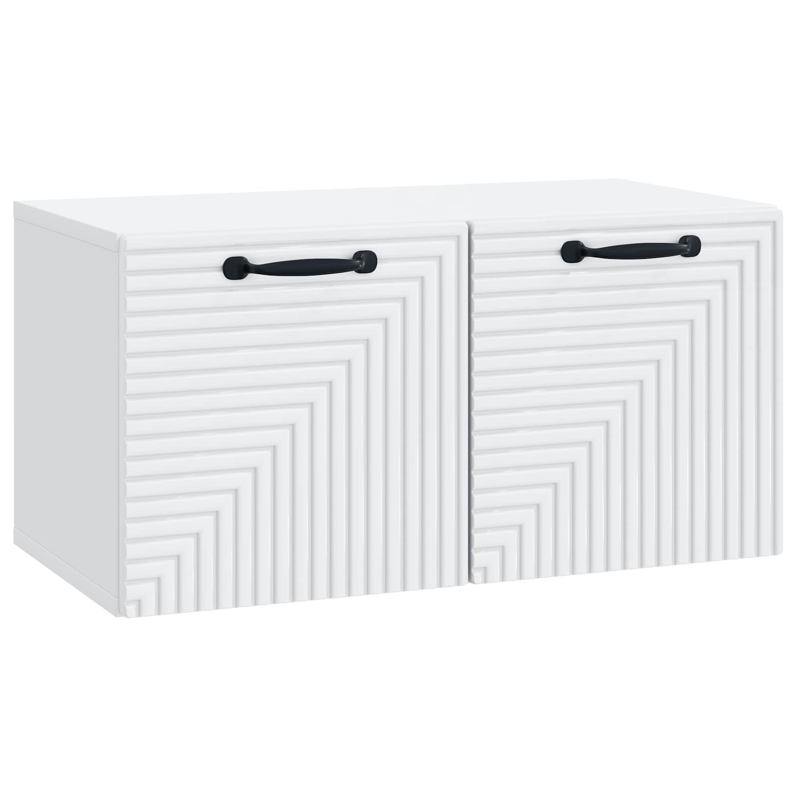 TV ormar za zid Bijela 59,5 x 31 x 30 cm Konstruirano drvo