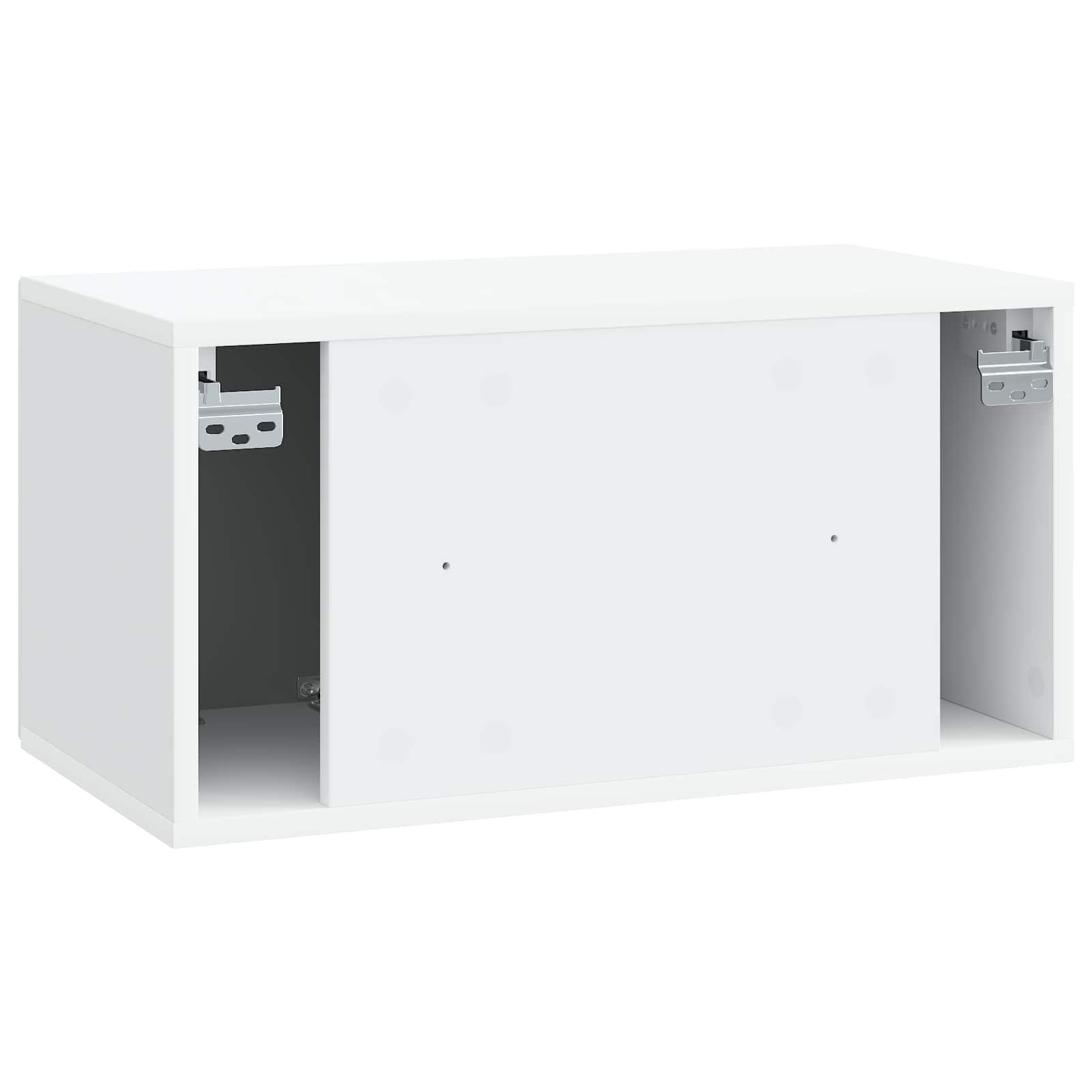 TV ormar za zid Bijela 59,5 x 31 x 30 cm Konstruirano drvo