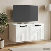TV ormar za zid Zidne Bijela visokog sjaja 59,5 x 31 x 30 cm