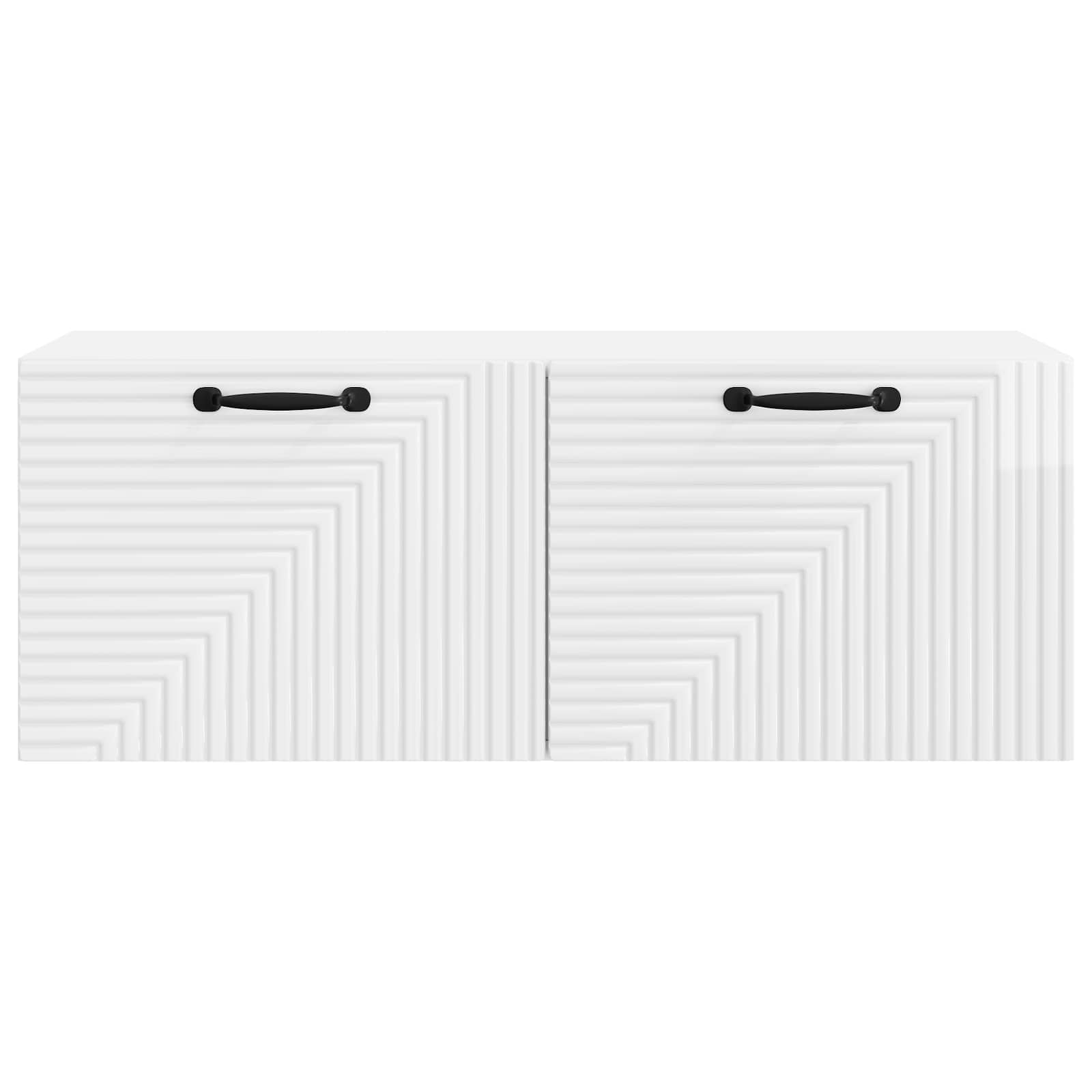 TV ormar za zid Zidne Bijela visokog sjaja 78,5 x 31 x 30 cm