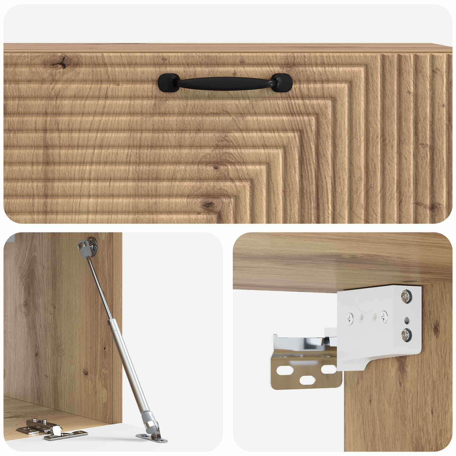 TV ormar za zid Hrast artisan 98 x 31 x 30 cm Konstruirano drvo