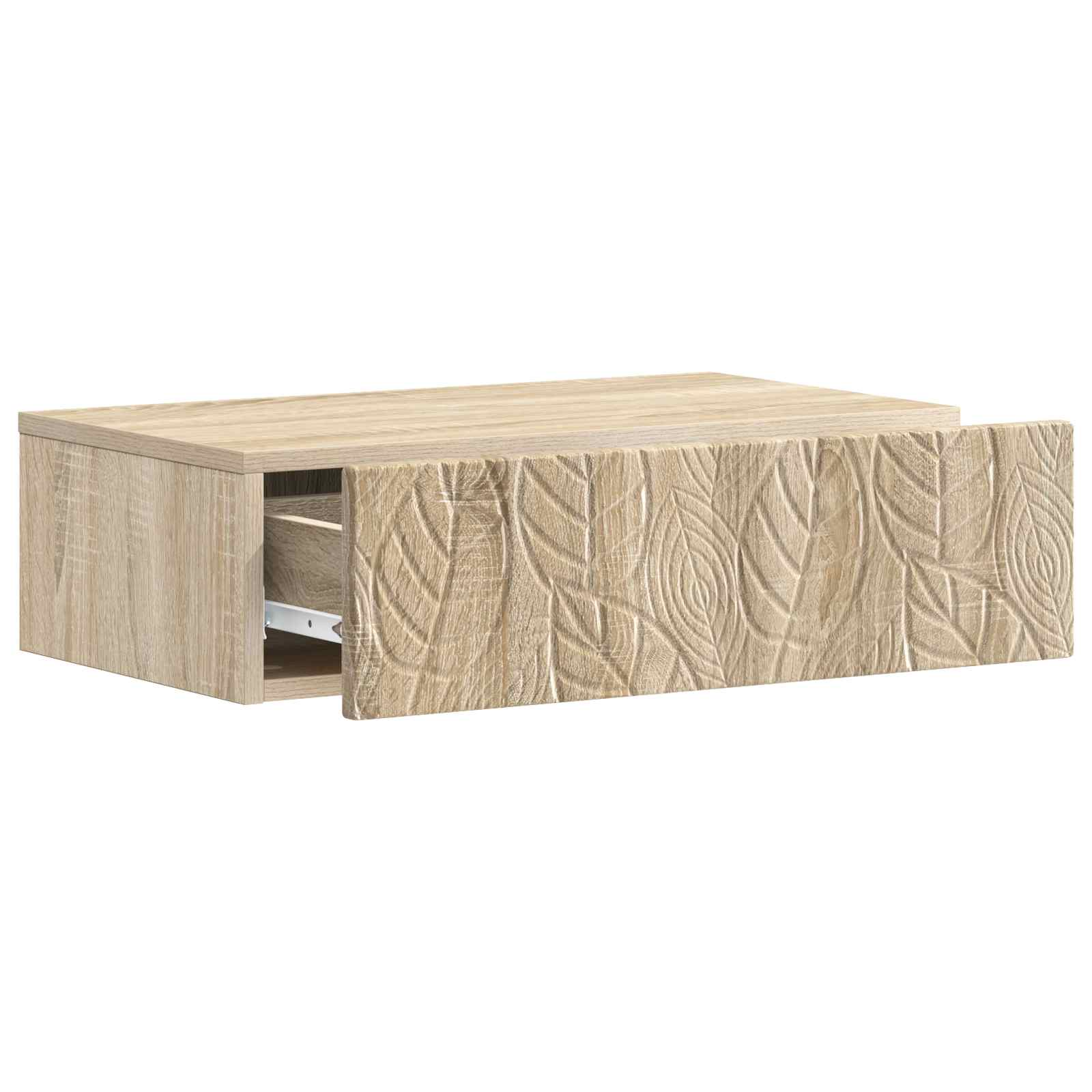 Stolna montirana na zid Hrast sonoma 59 x 34,5 x 17 cm